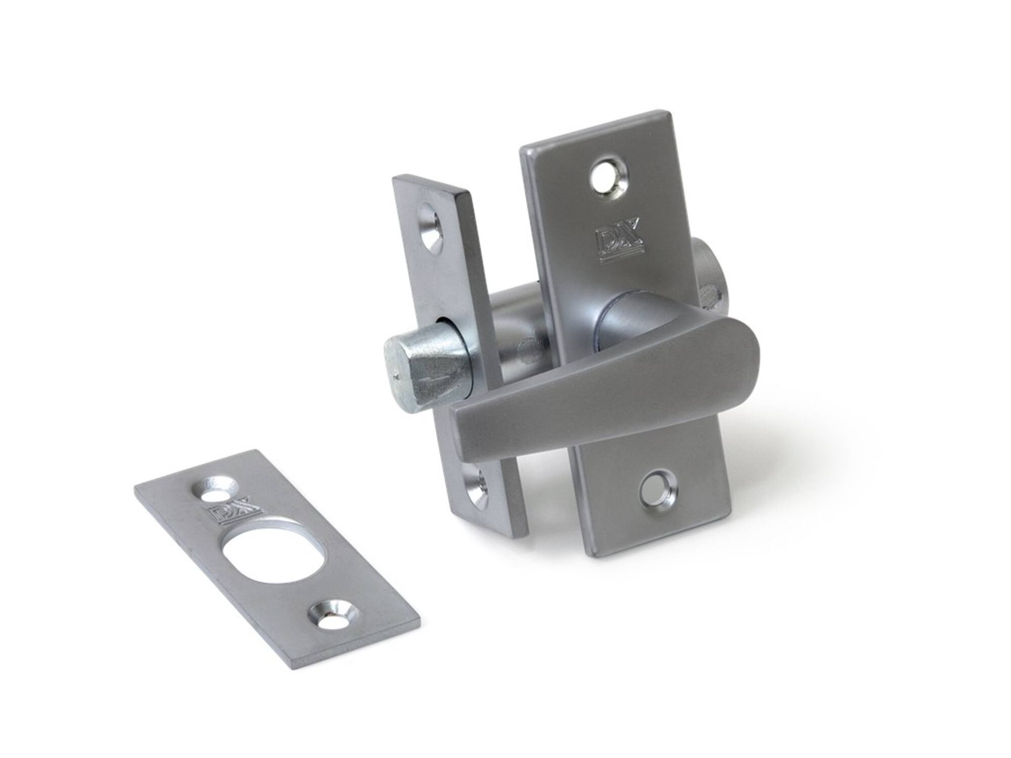 DX Insteekgrendel met sluitplaat zilvergrij drb1050 scp DM 50 MM