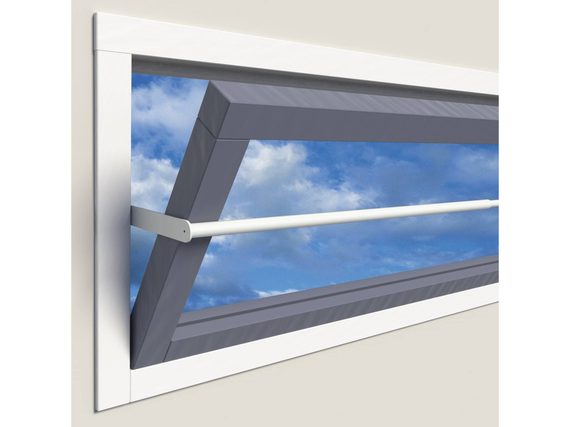 SECU Valraambeveiliger wit SECUBAR SINGLE 60-90 CM