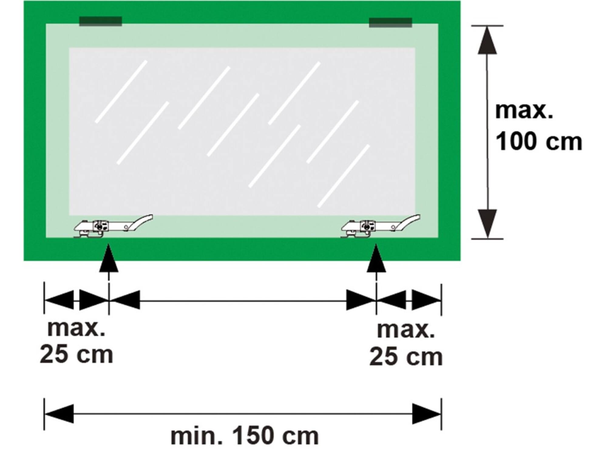 AXA Raamuitzetter security RVS AXAFLEX 20 MM