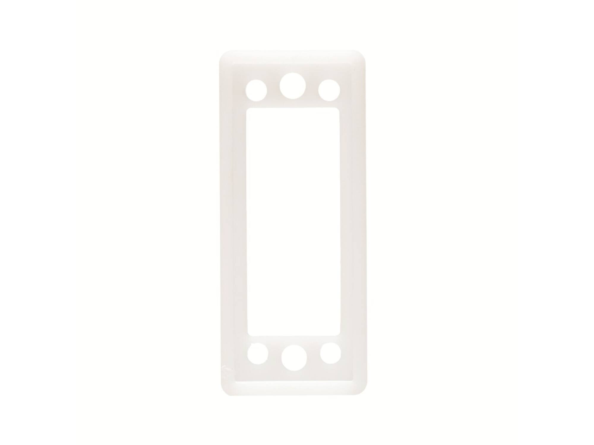 Axa Onderlegplaat tbv raamsluiting wit 6 MM