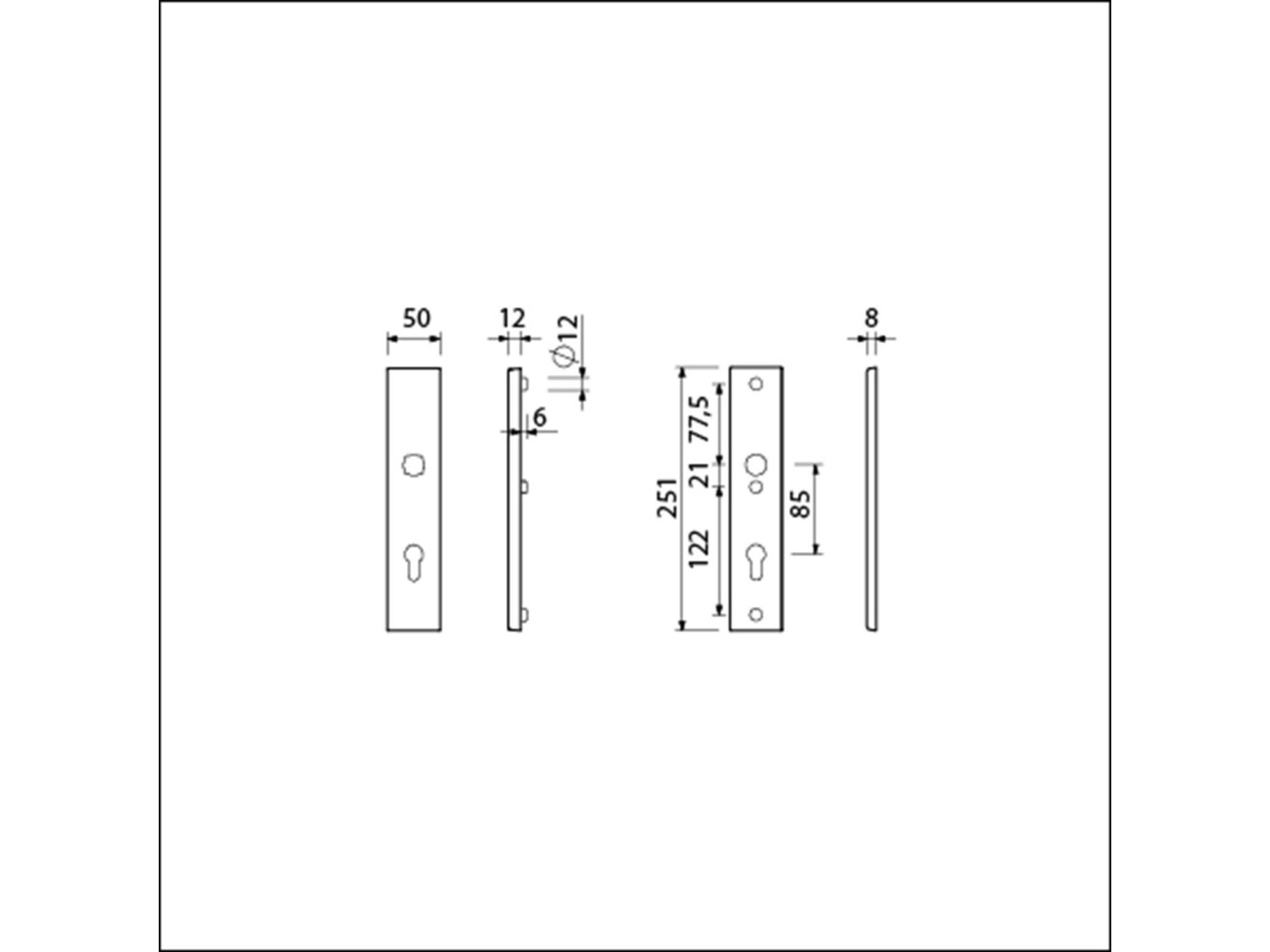Ami VH langschild rechthoekig F1 PC 85