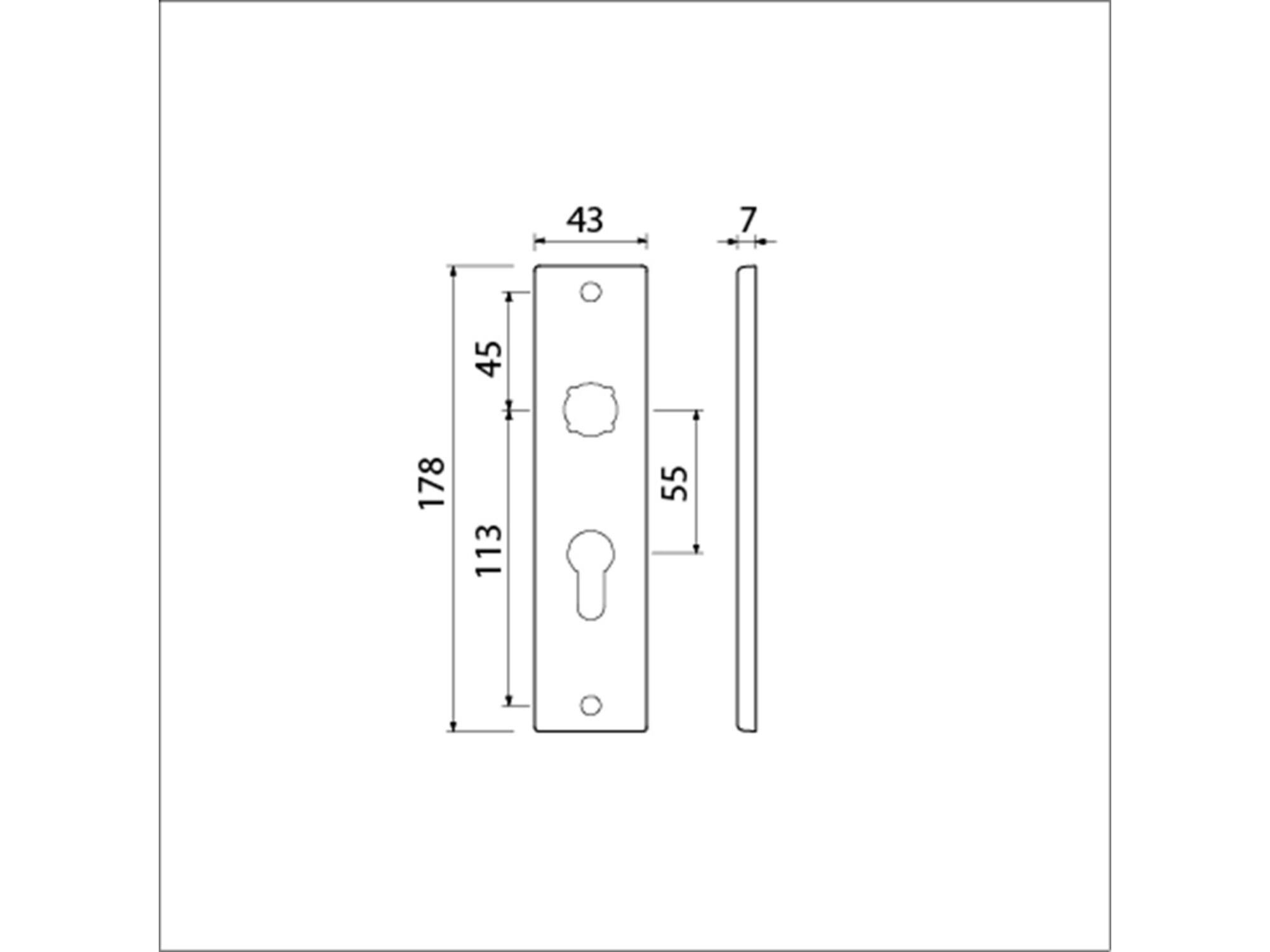 AMI Kortschild PC 55 F1 GEGOTEN 178/43