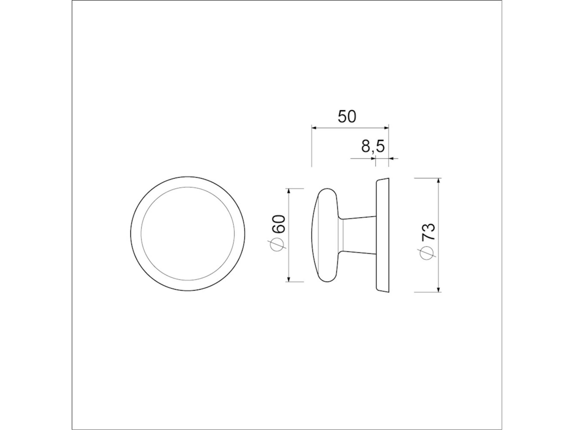 Ami Voordeurknop F1 160/60