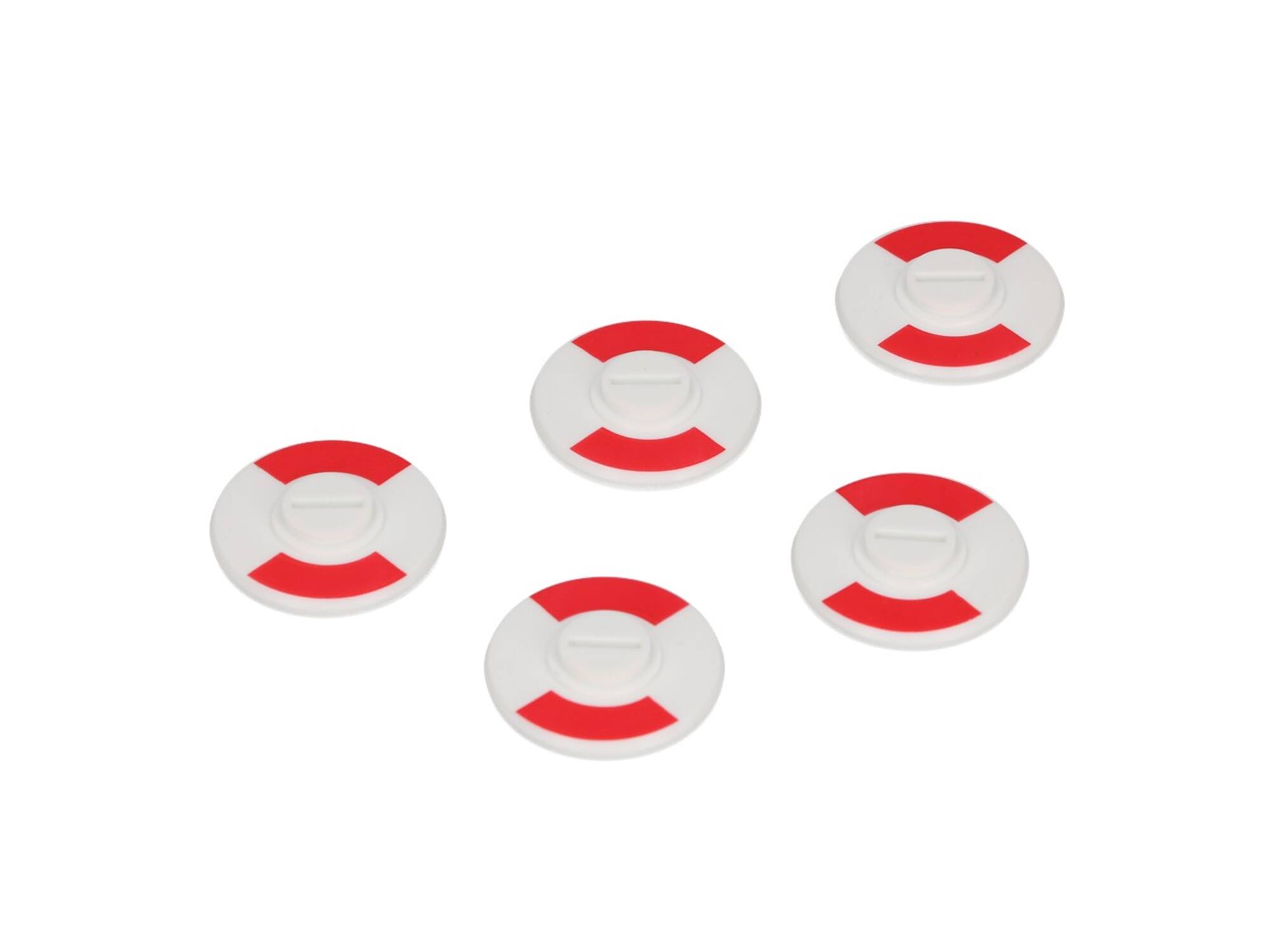 Ami Rood/wit plaatje 5 stuks 8 MM
