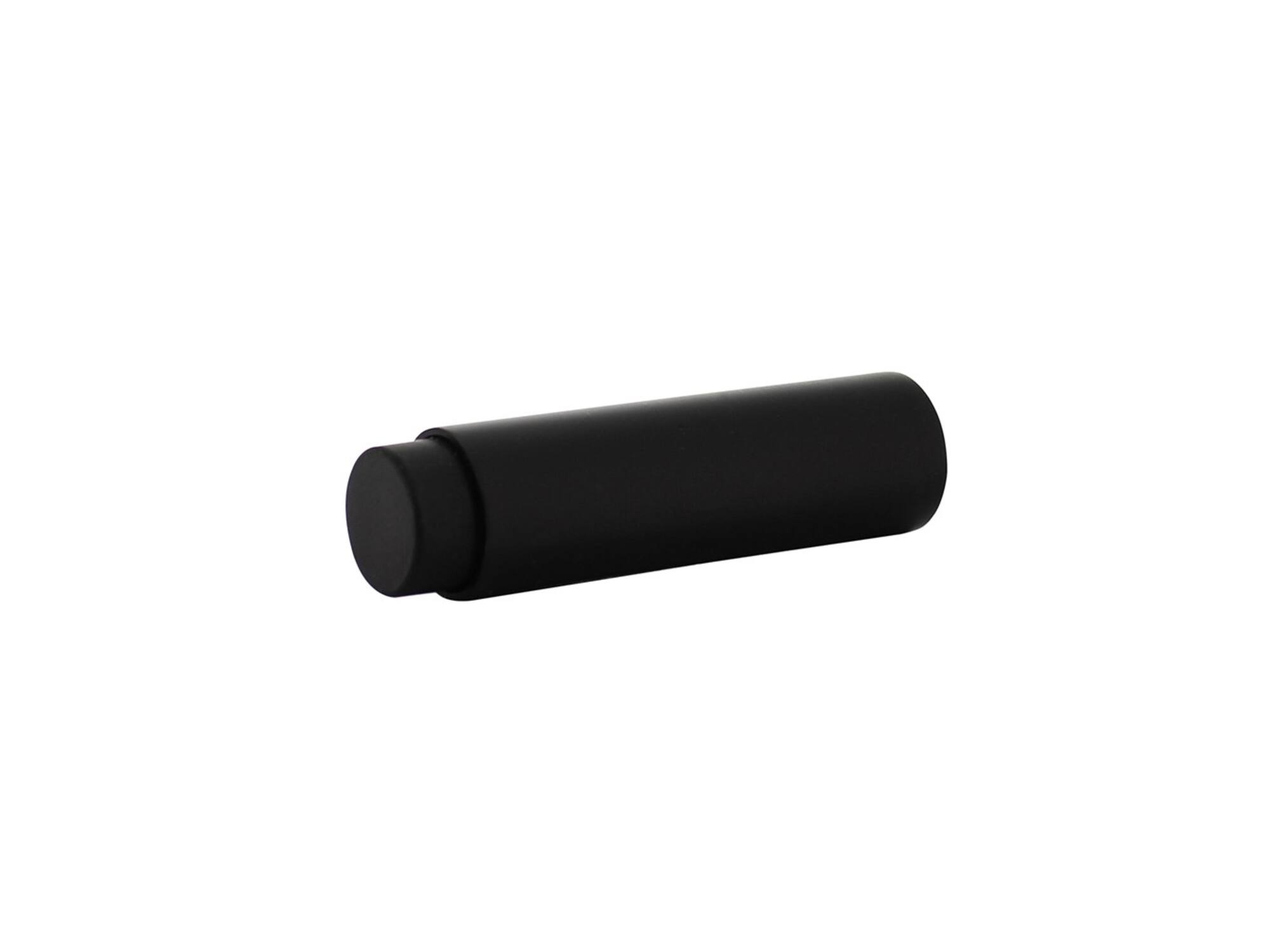 Intersteel Deurstop wandmontage zwart 22X80MM
