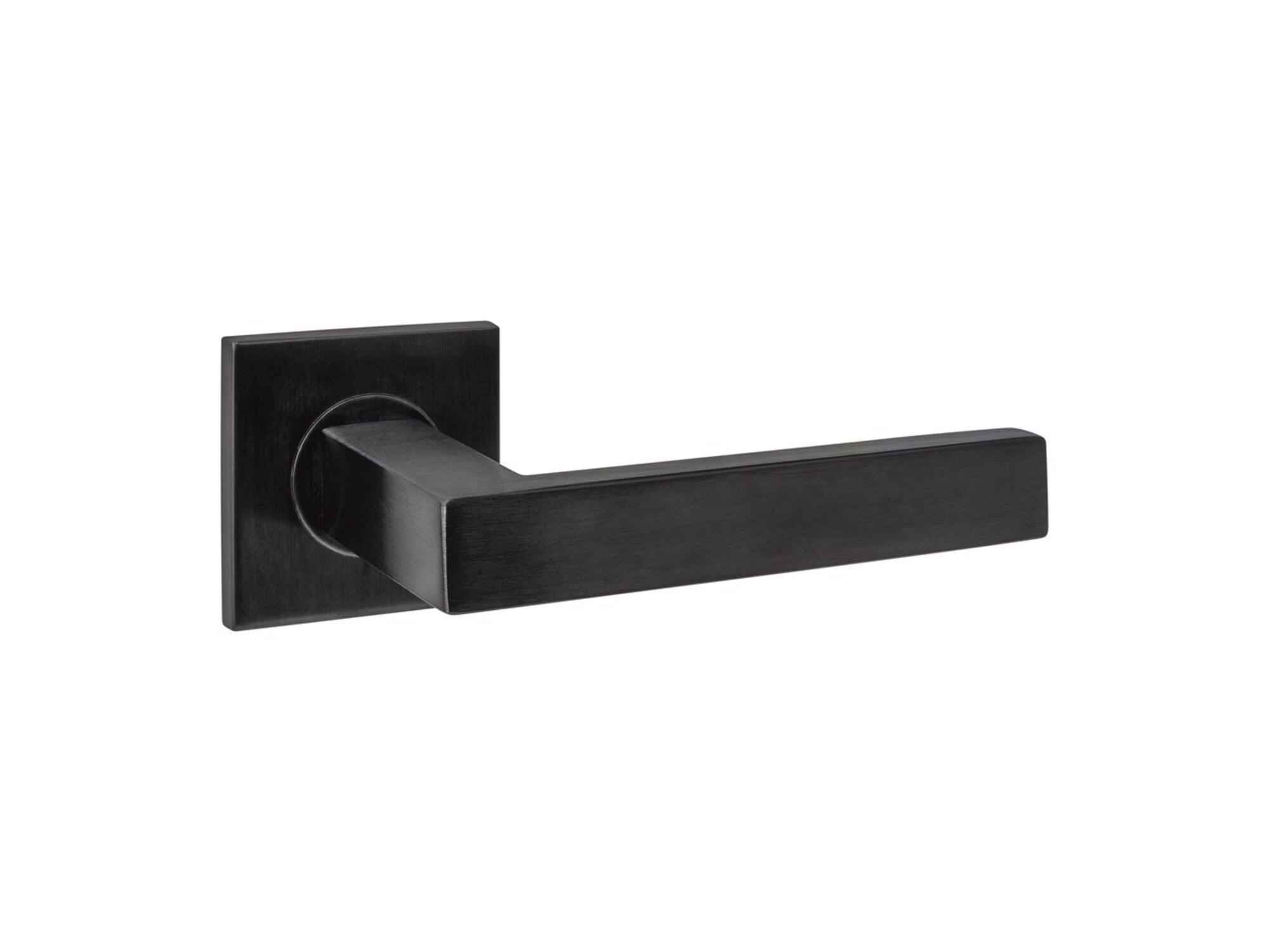 Intersteel Deurkruk op rozet verdekt zwart Q05 53X53X6MM