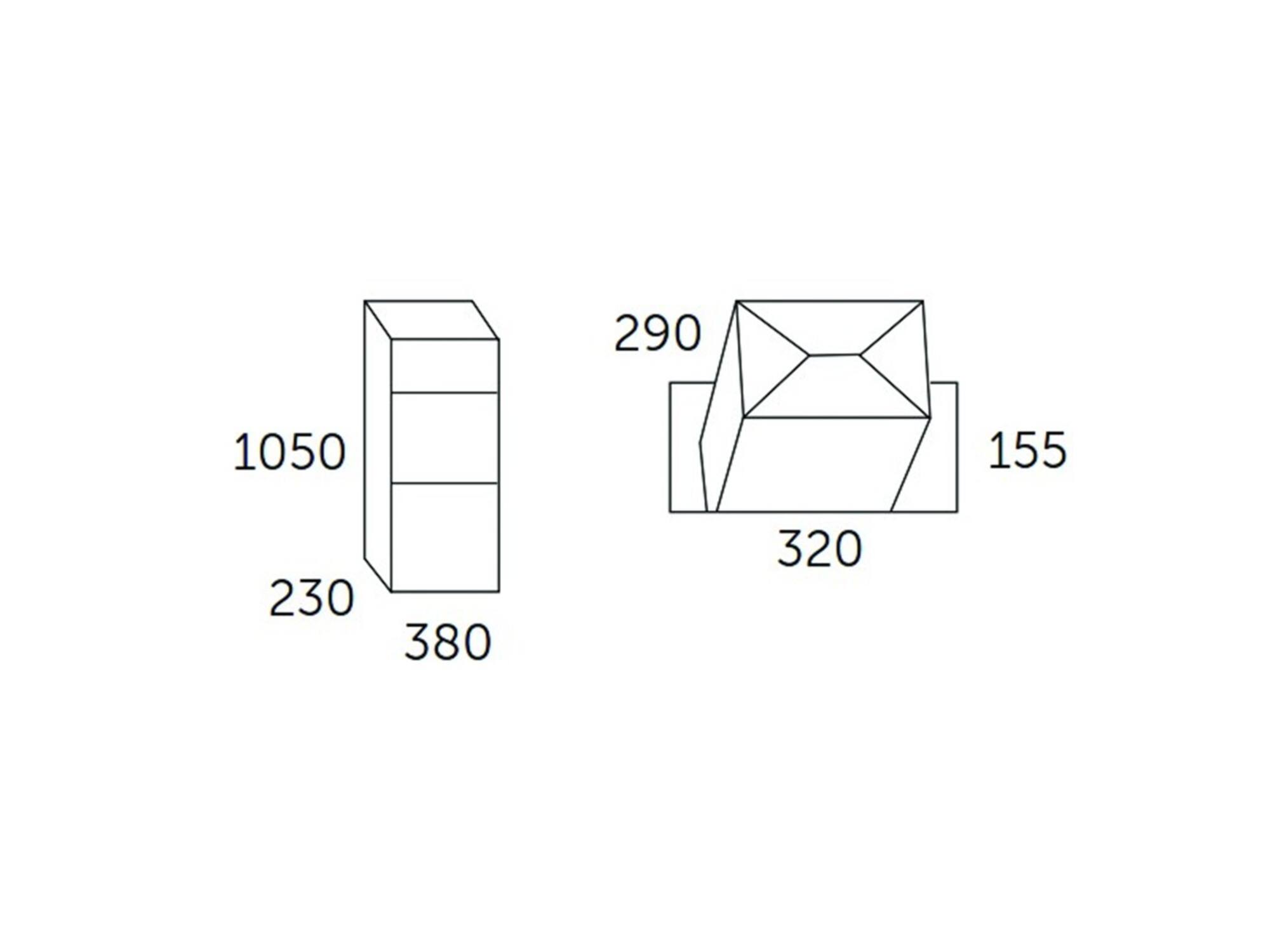 Allux Pakketzuil Verzinkt 600