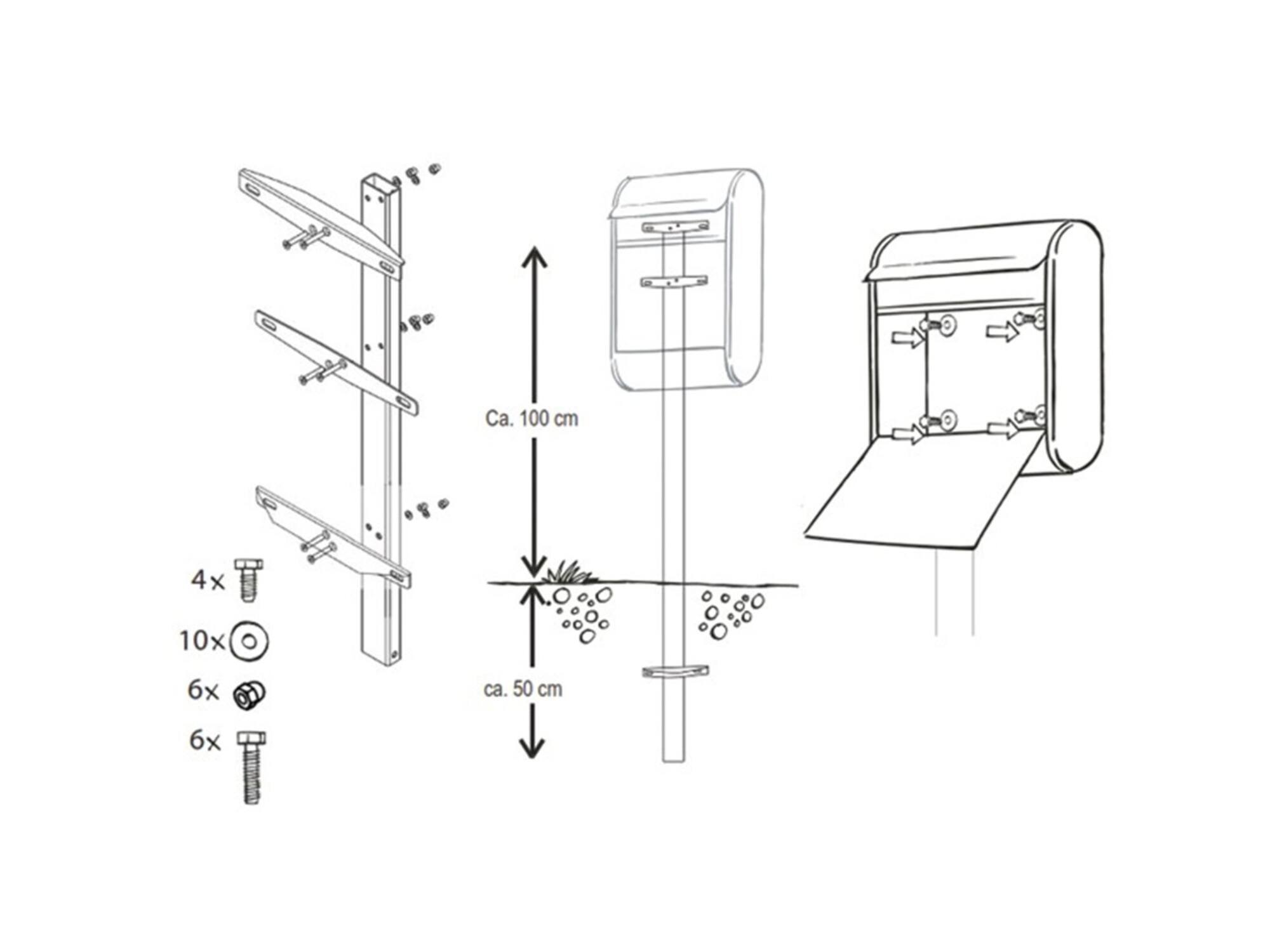Allux Statief Zwart 1003
