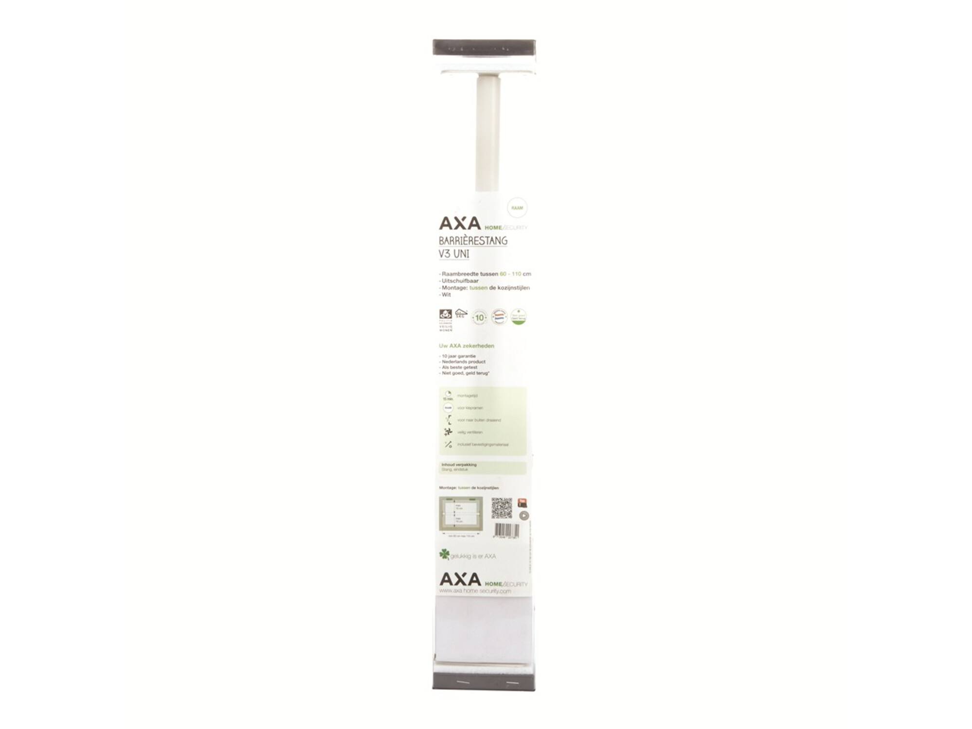 AXA Barrierestang universeel wit SKG* V3 IDD 60-110 CM
