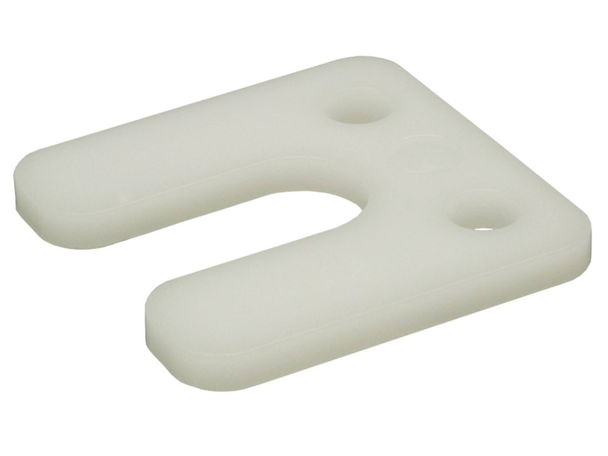 GB Drukplaat met sleuf 6 MM TRANSPARANT 70X70 48st