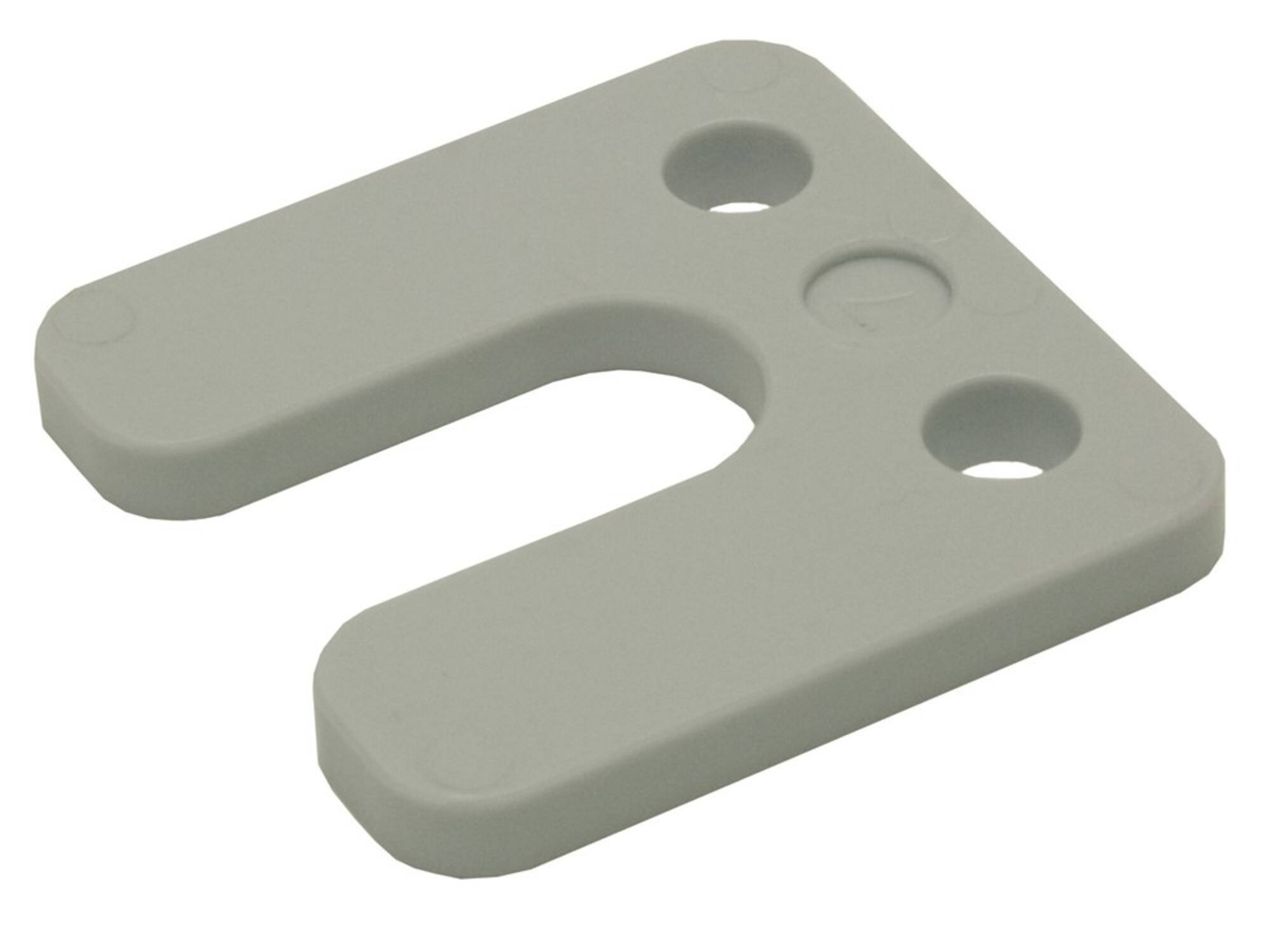 GB Drukplaat met sleuf 7 MM GRIJS 70X70 48st