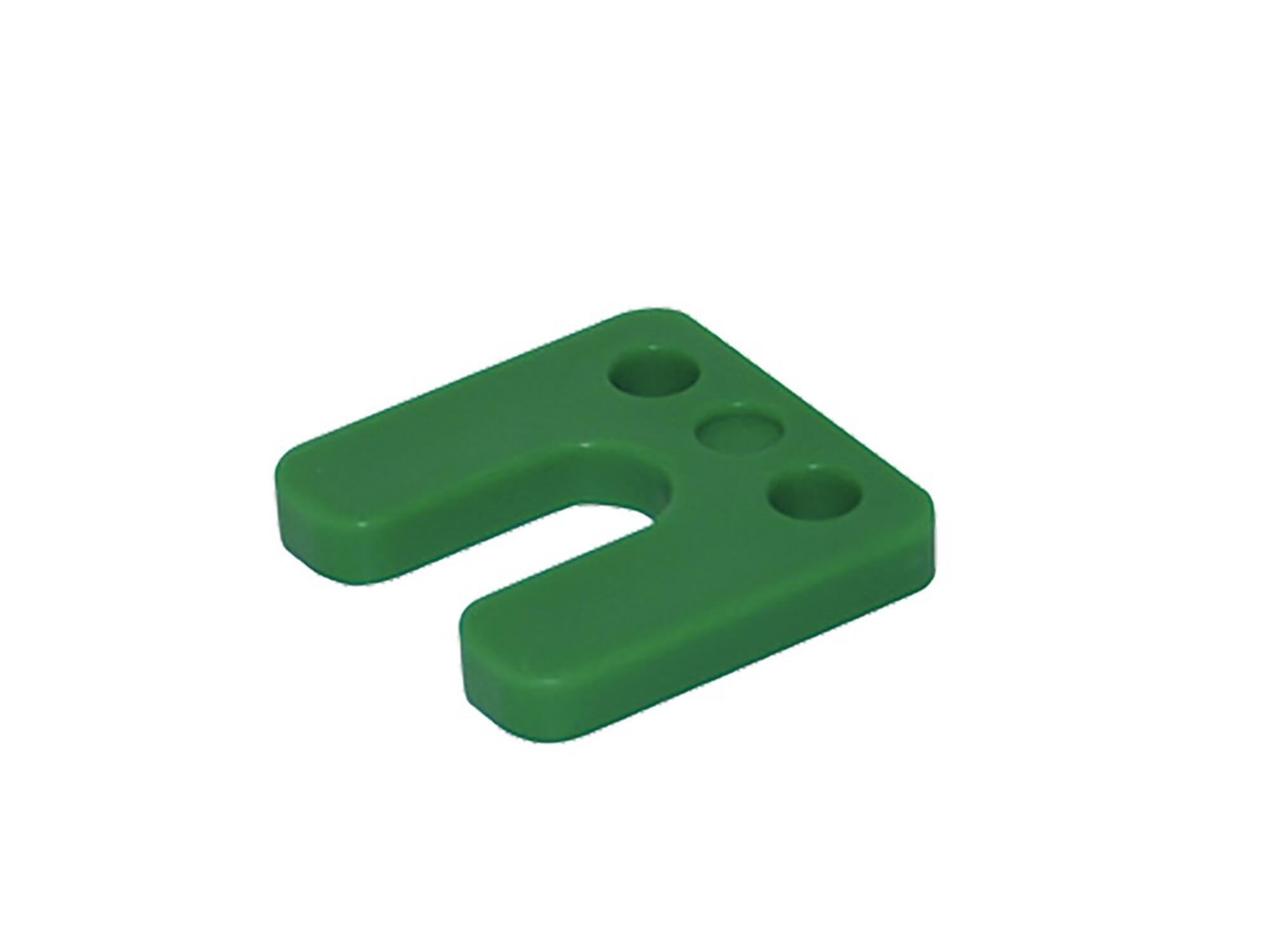 GB Drukplaat met sleuf 10MM GROEN 70X70 48st