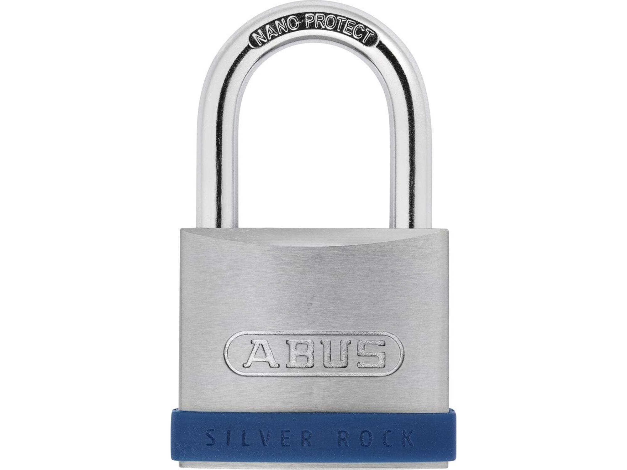Abus Hangslot silver rock H5/55 B/DFNLI