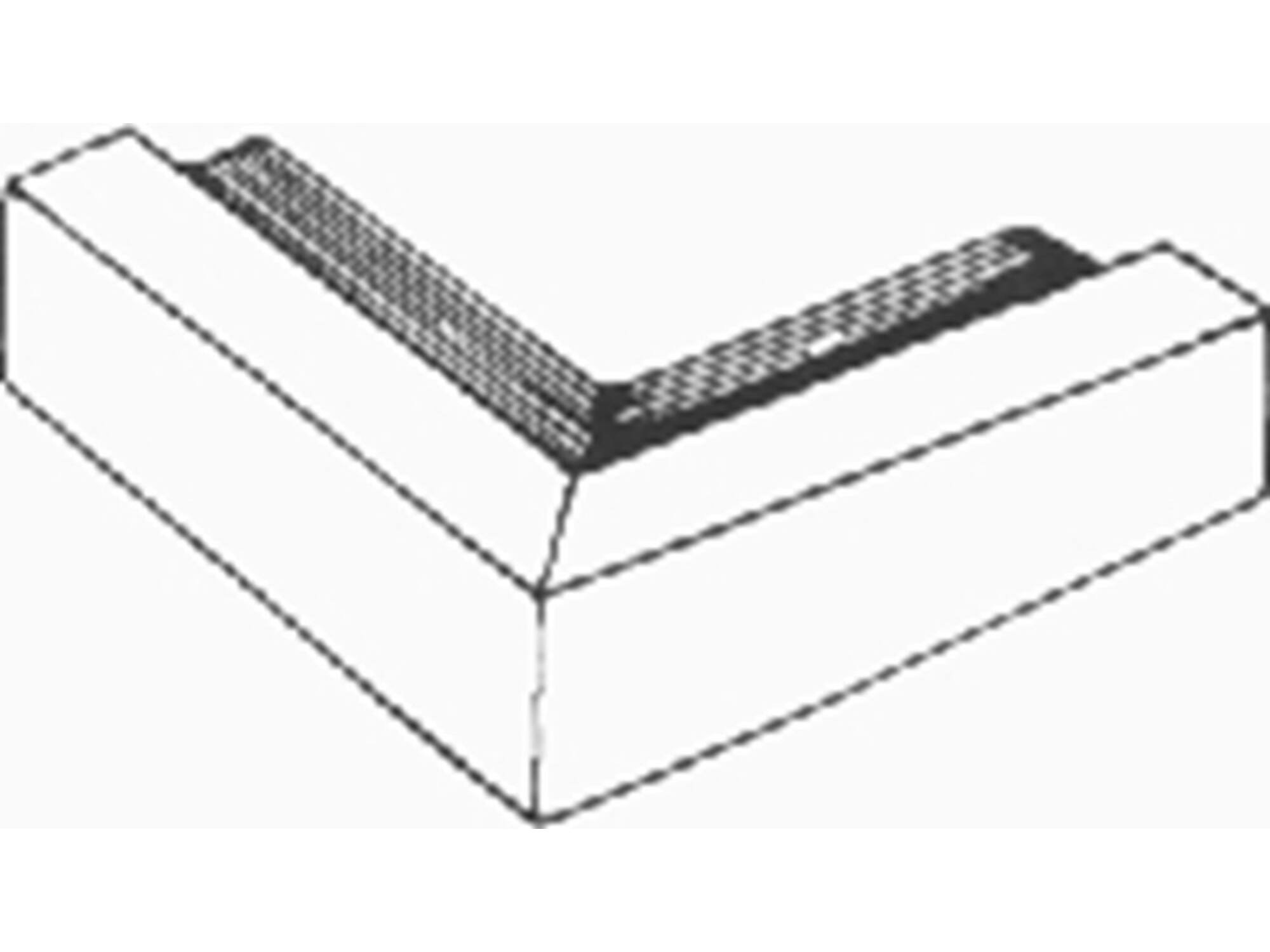 ALUART Dakrandprofiel aluminium 2,5 METER 30X28-2.5M