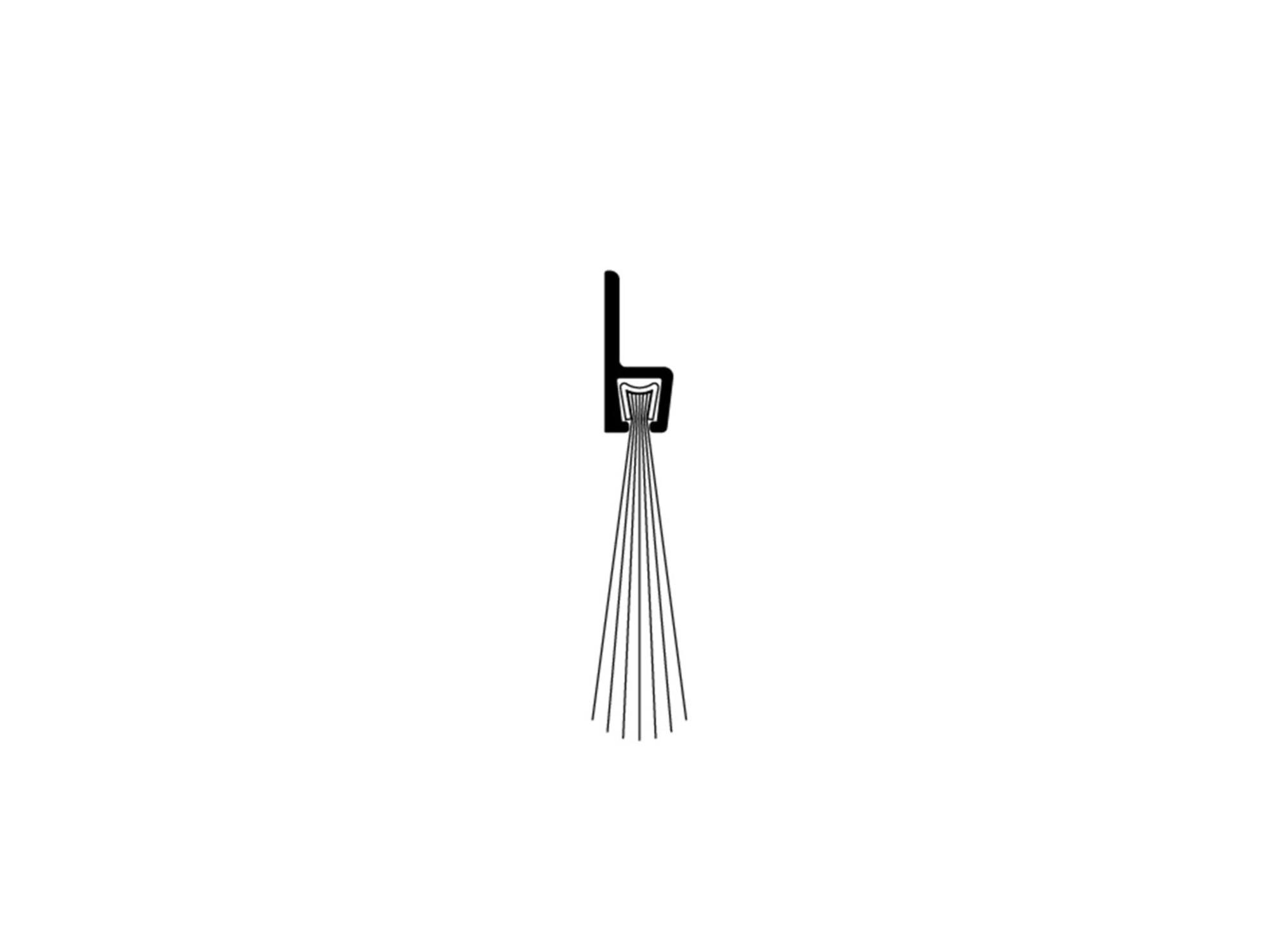 ELLEN Tochtborstel met haar IBS 60 300 CM