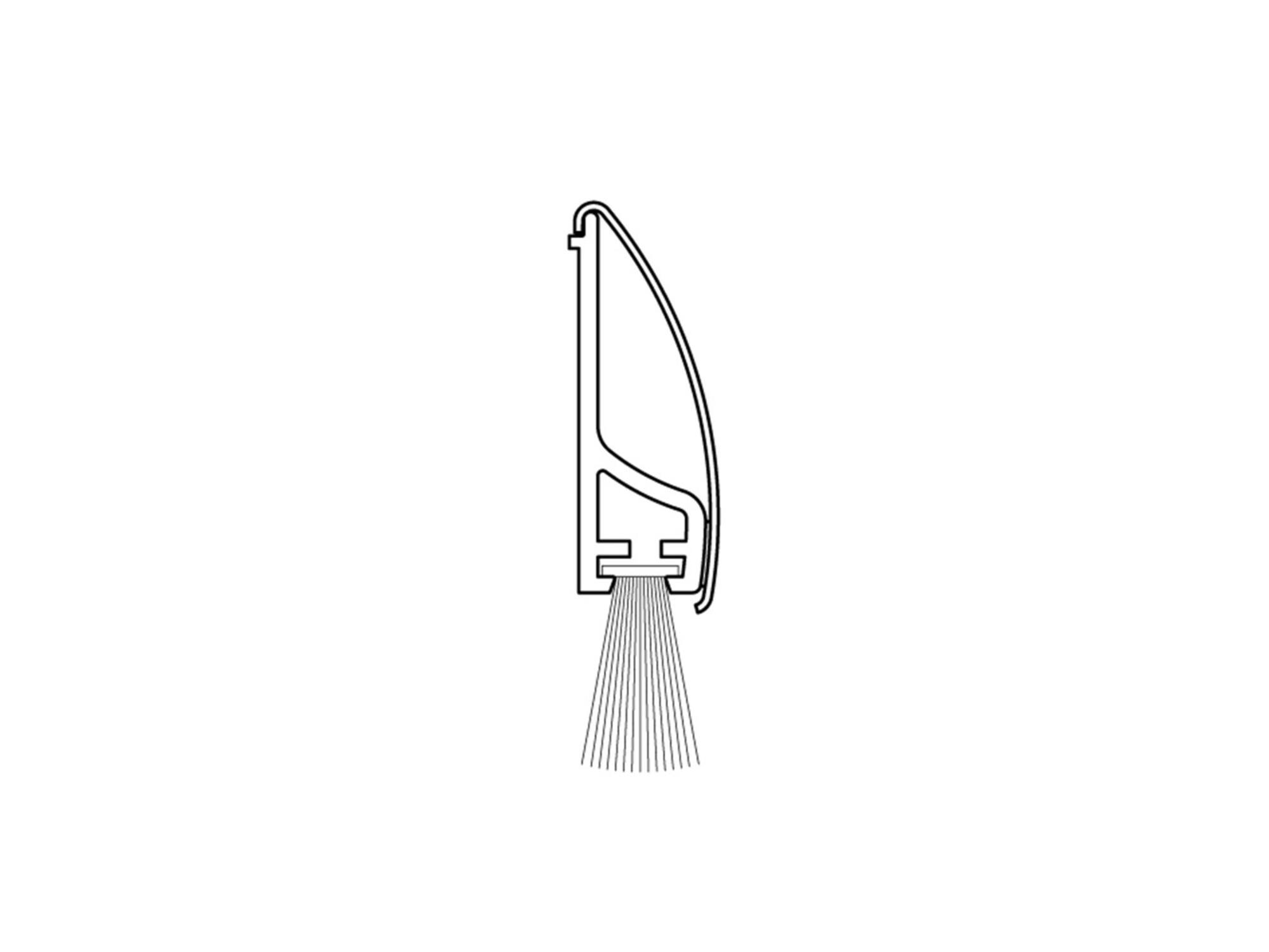ELLEN Dorpelprofiel inox De Luxe 100 CM