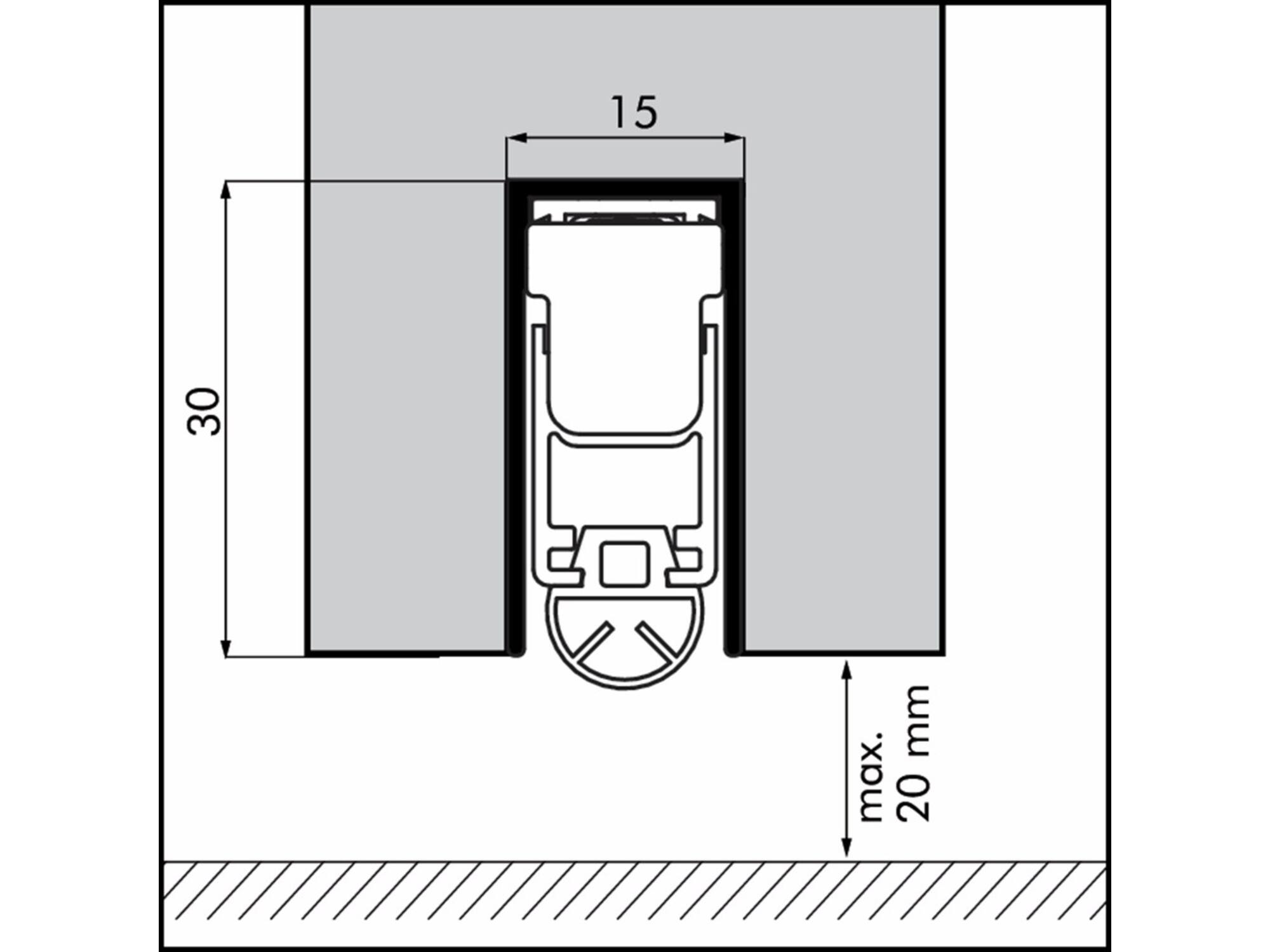 ELLEN Valdorpel automatisch EM UNI-PROOF 113 CM