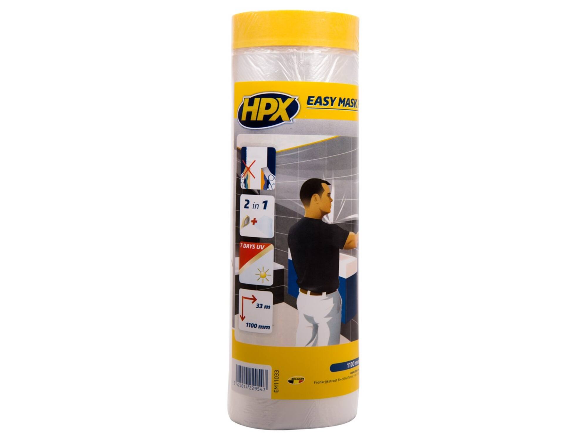 HPX Easy mask film masking tape GOLD 2700MM X 2 30st