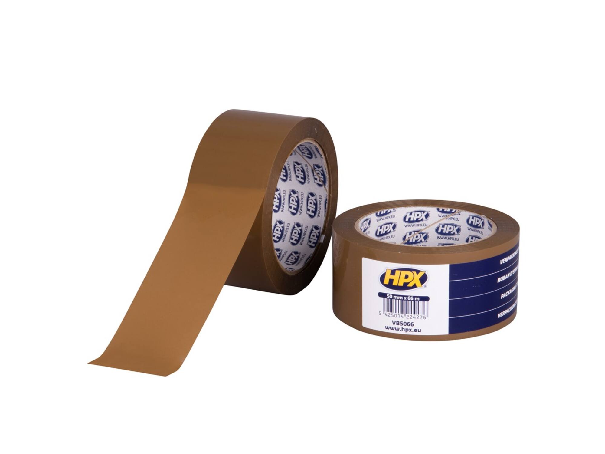 HPX Verpakkingstape BRUIN 50MM X 66M