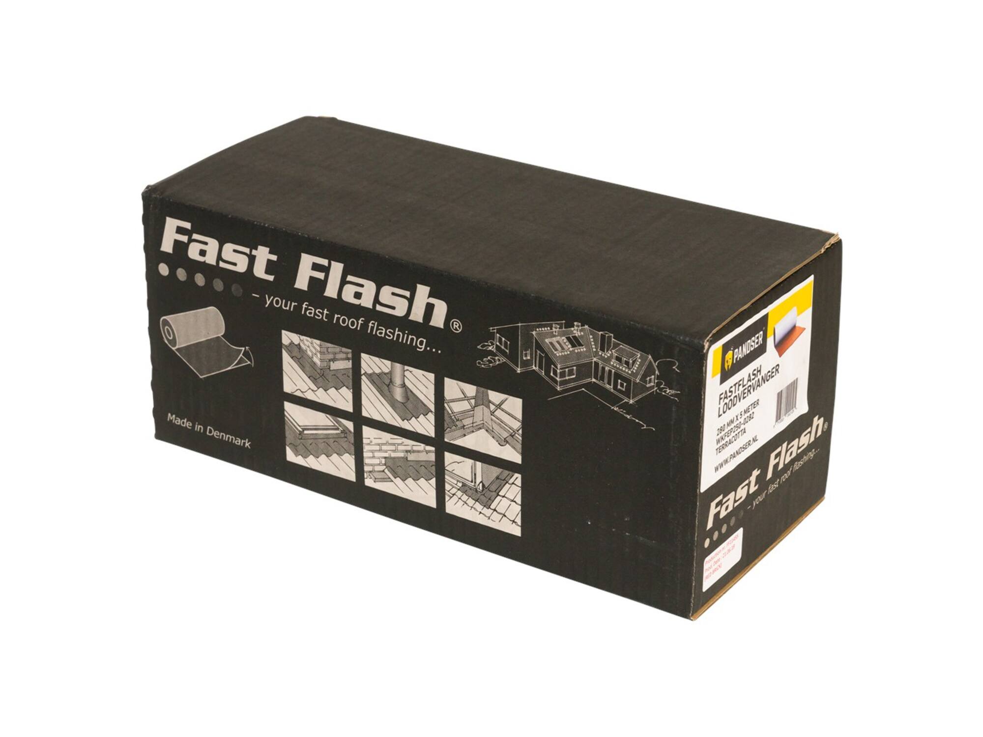 Pandser Loodvervanger FAST FLASH terracotta 5MX280mm