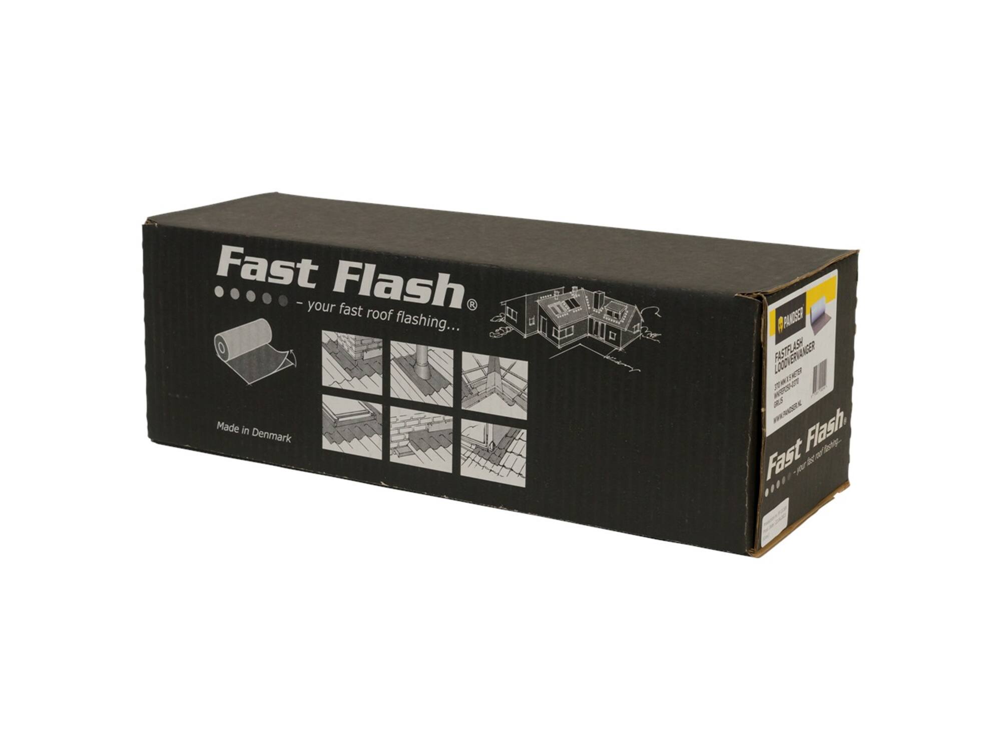 Pandser Loodvervanger FAST FLASH grijs 5MX370MM