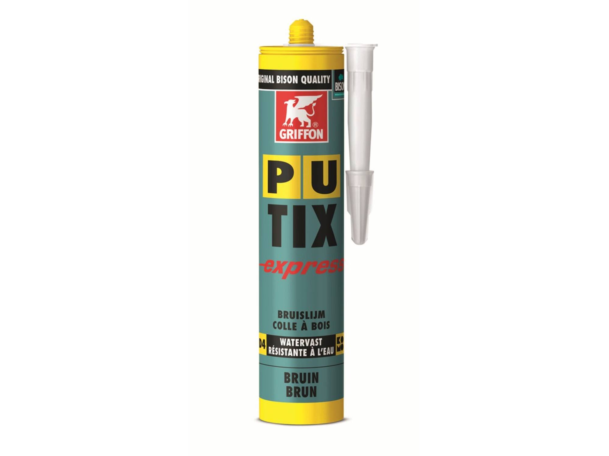 Griffon Houtlijm D4 watervast transparant PU-Tix Express 310 ML
