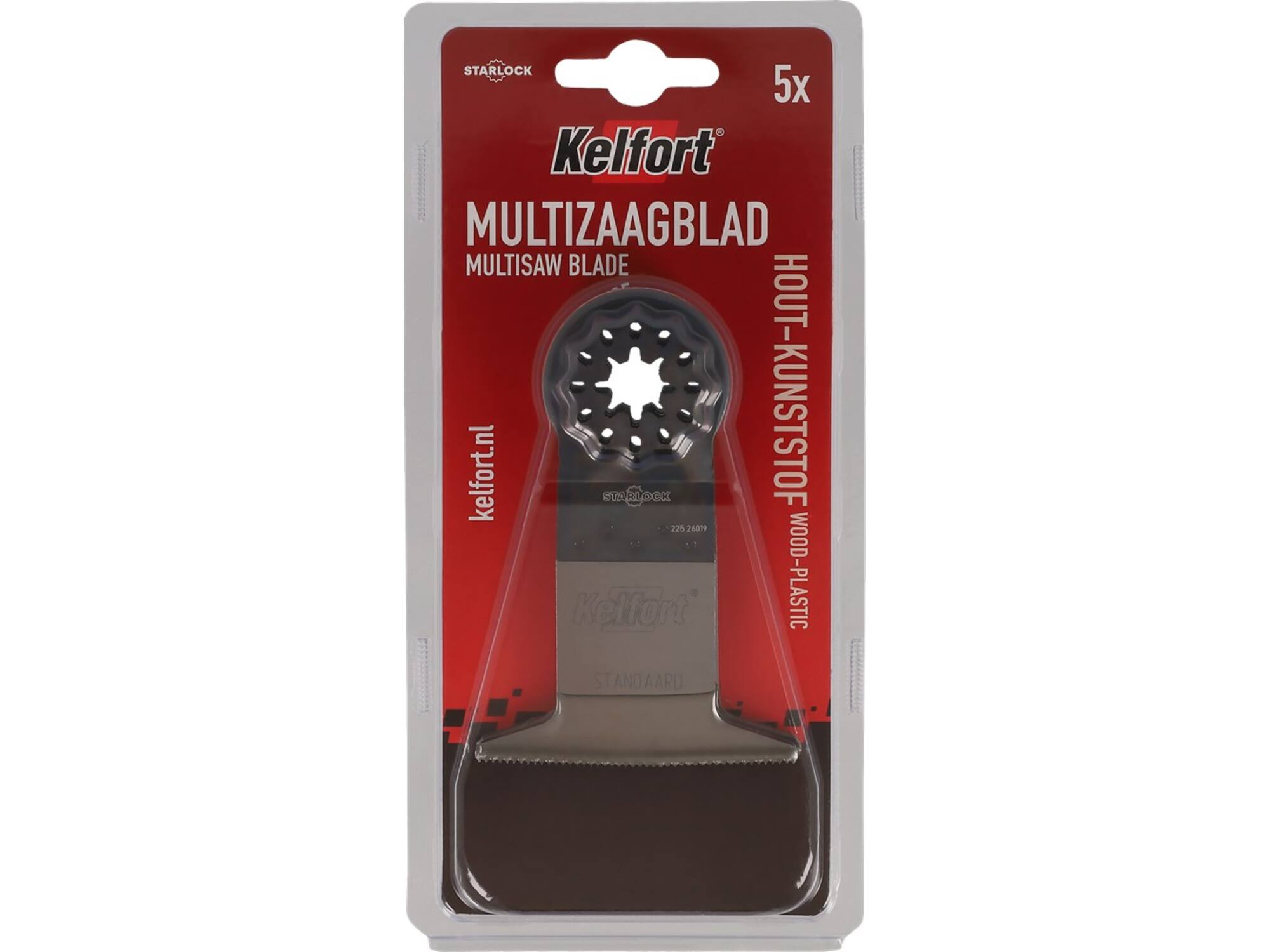 Kelfort Multizaagblad hout standaard 5 stuks starlock 65X50 mm