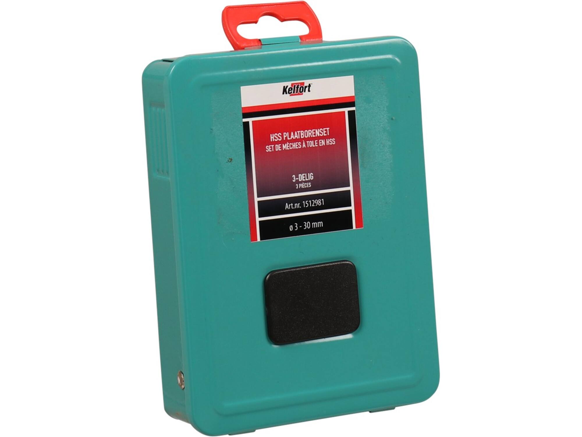 KELFORT Plaatborenset HSS 3DLG 3-30.5 MM