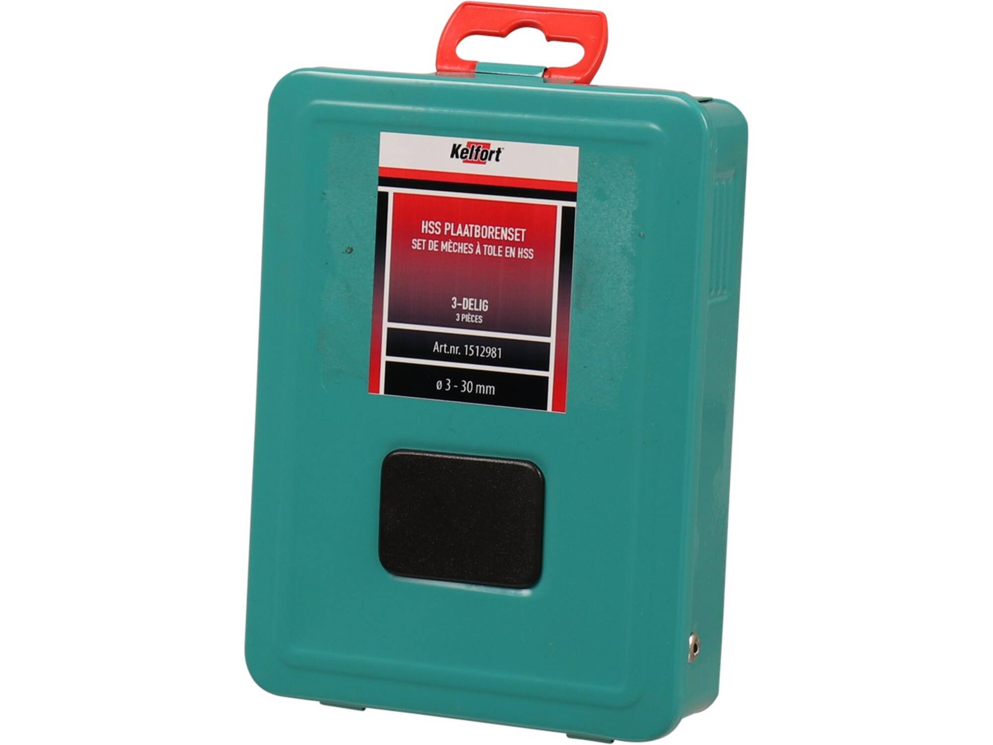 KELFORT Plaatborenset HSS 3DLG 3-30.5 MM