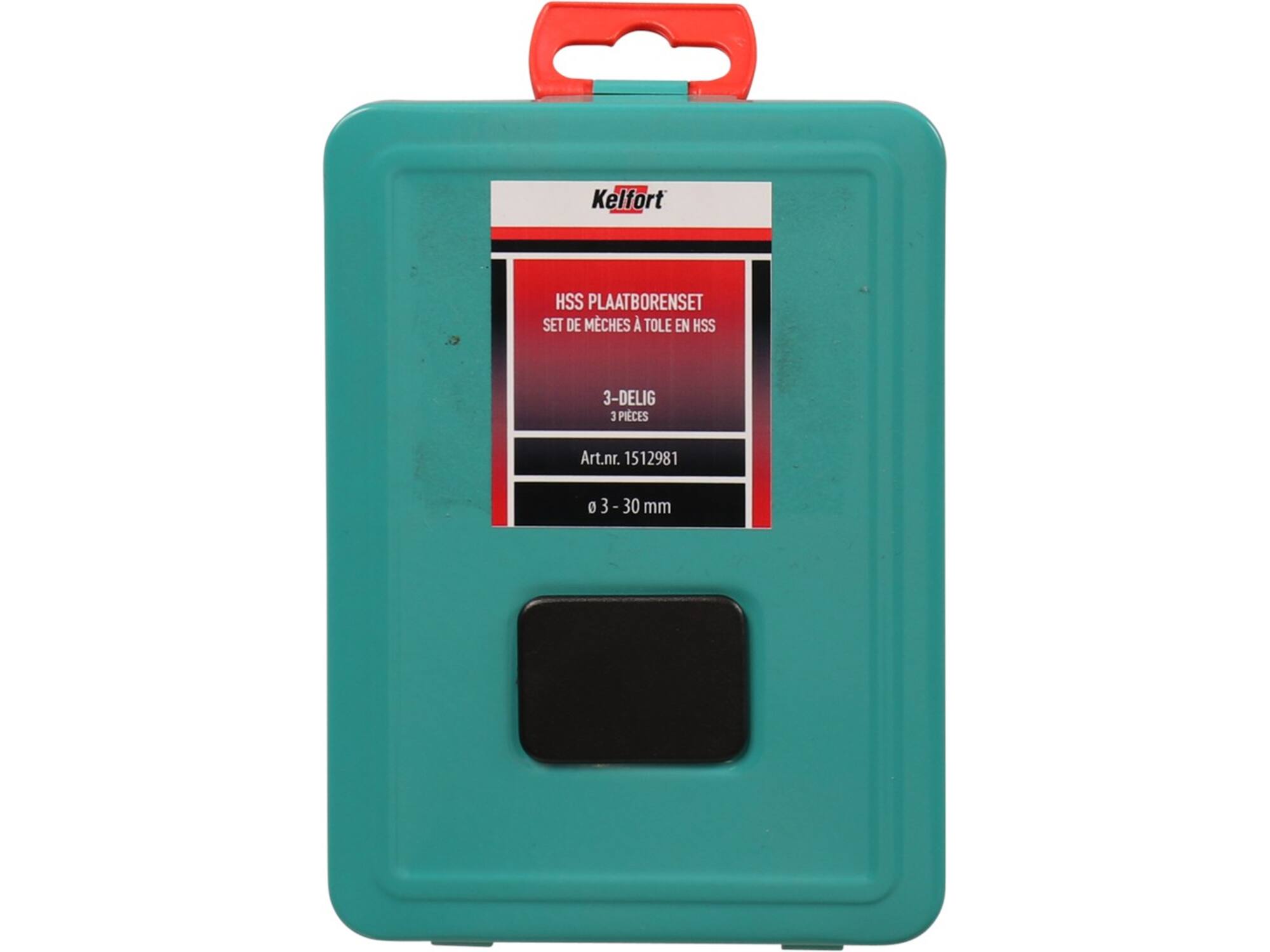 KELFORT Plaatborenset HSS 3DLG 3-30.5 MM