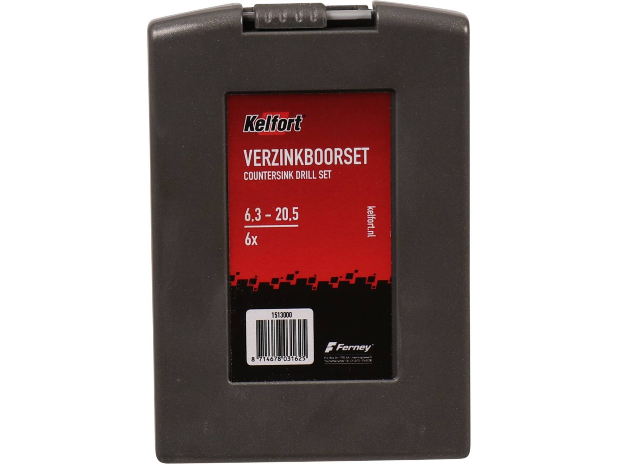 KELFORT Verzinkborenset 6-DELIG