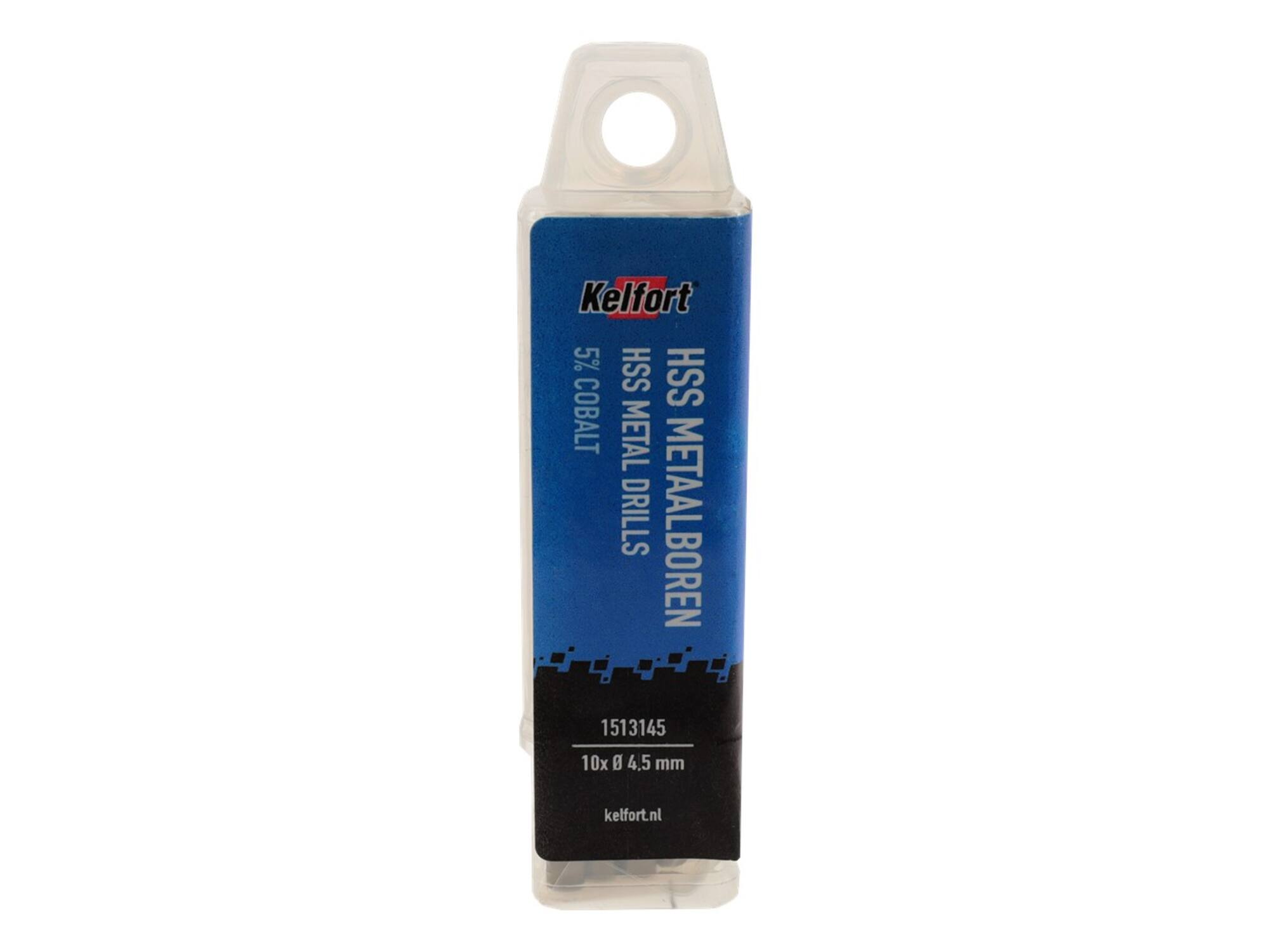 Kelfort Metaalboor HSS cobalt 4.5 mm 10 stuks