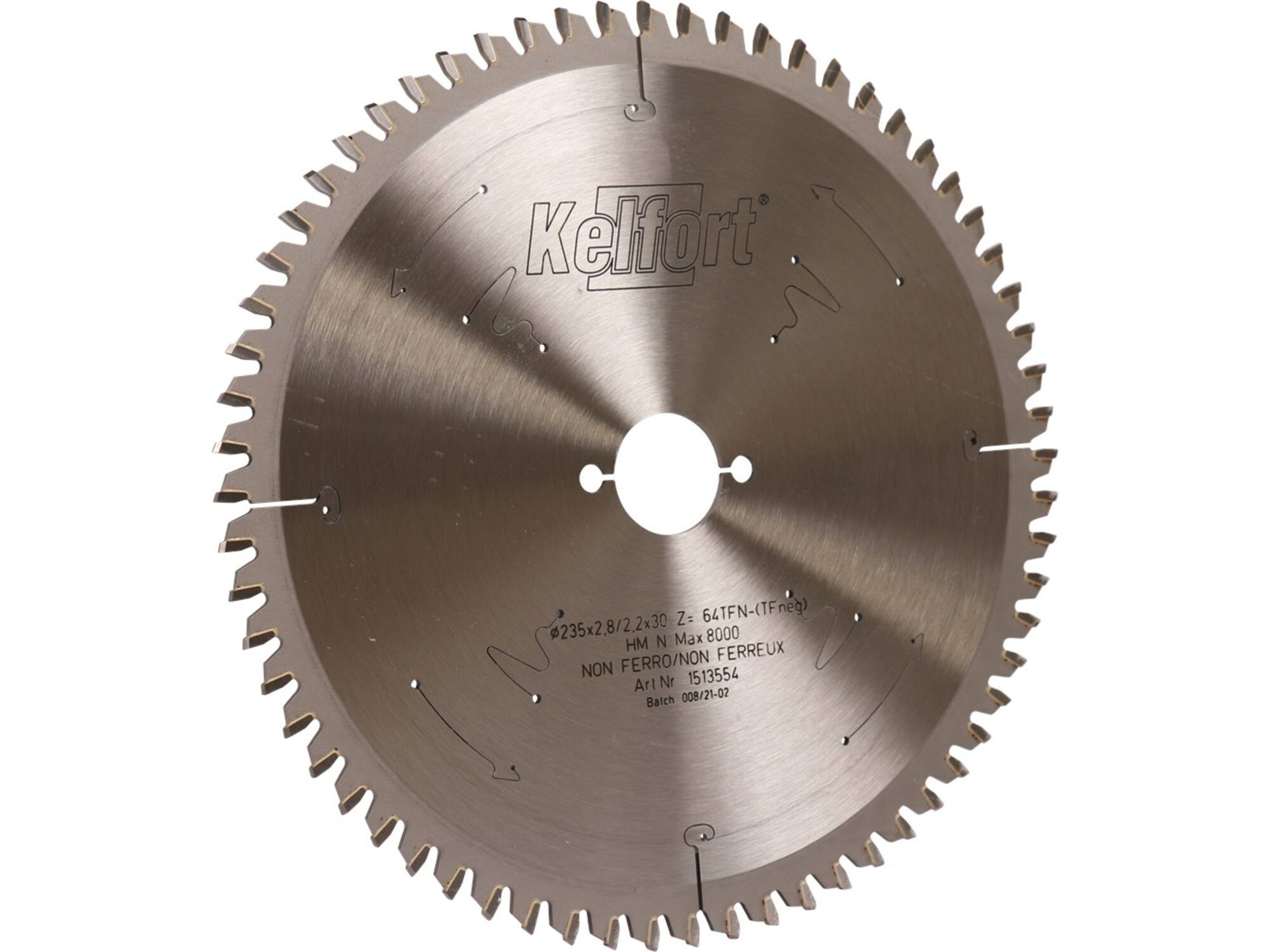 Kelfort Cirkelzaagblad Z=64TFN 235X2,8x30