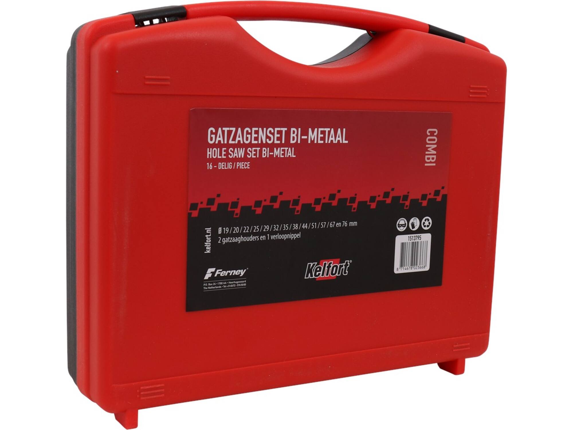 KELFORT Gatzaagset Bi-Metal COMBI 16 DELIG