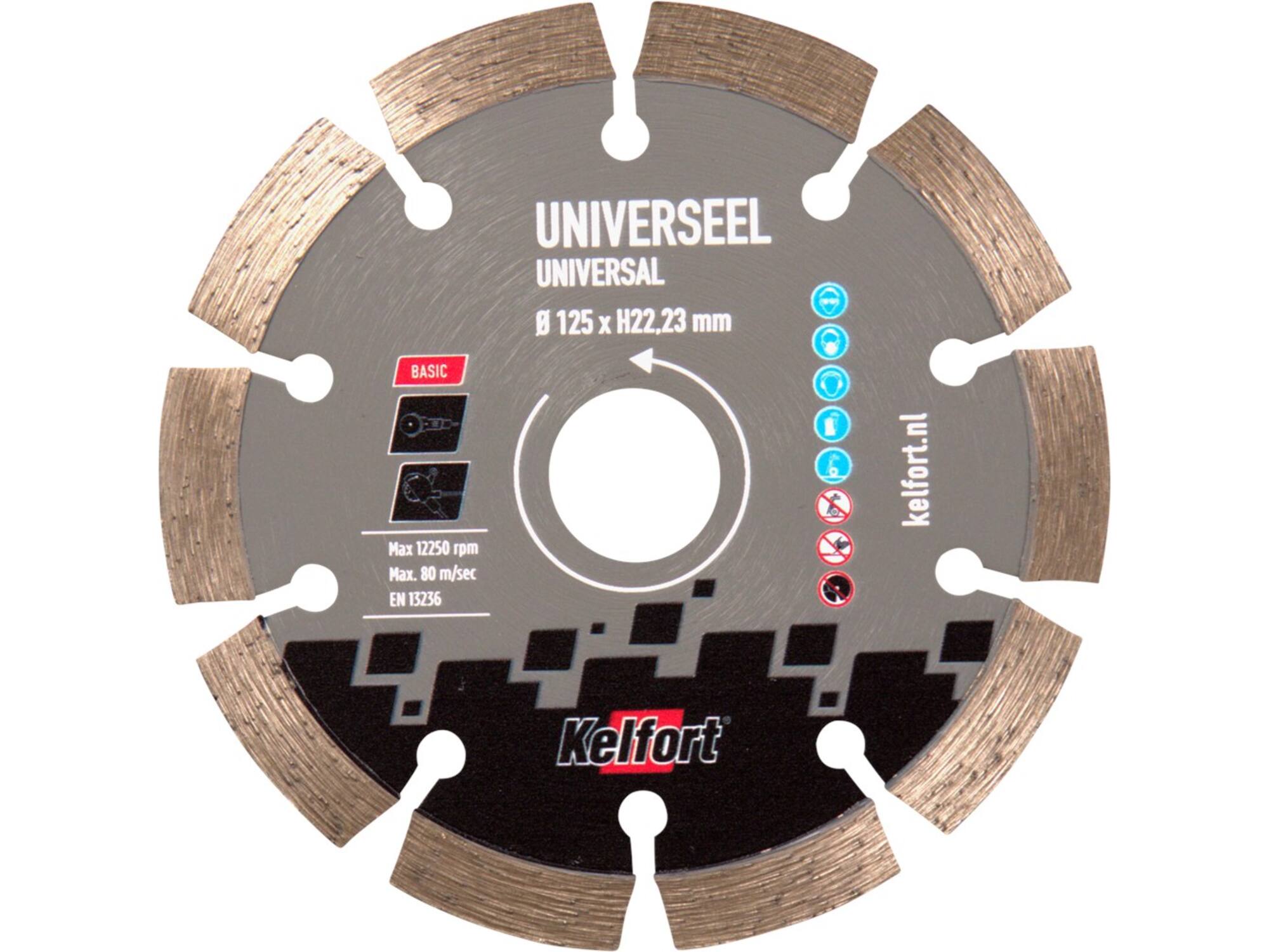 Kelfort Diamantzaag basic universeel 230 mm