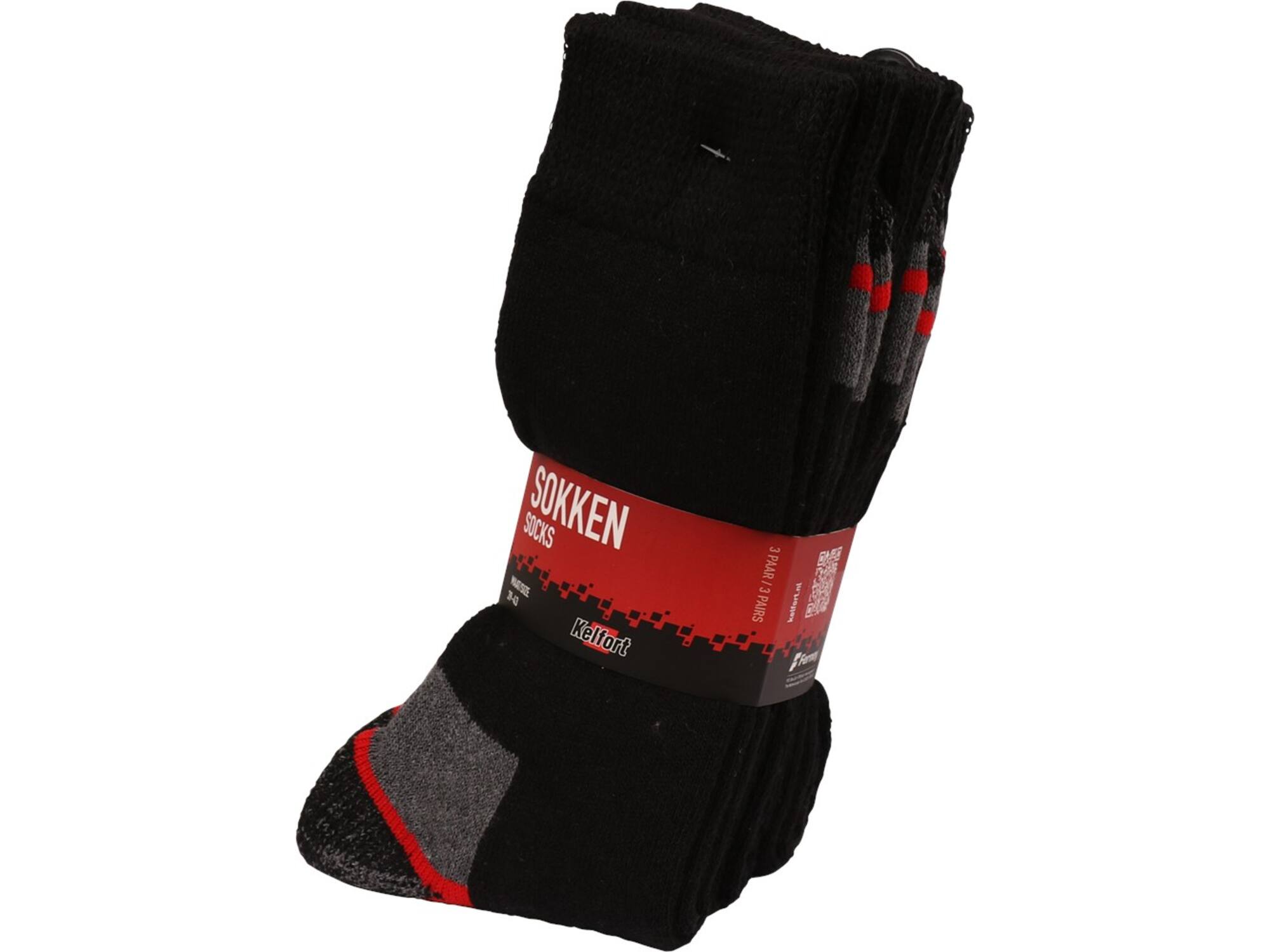 KELFORT Werksok 3 PACK 39-43