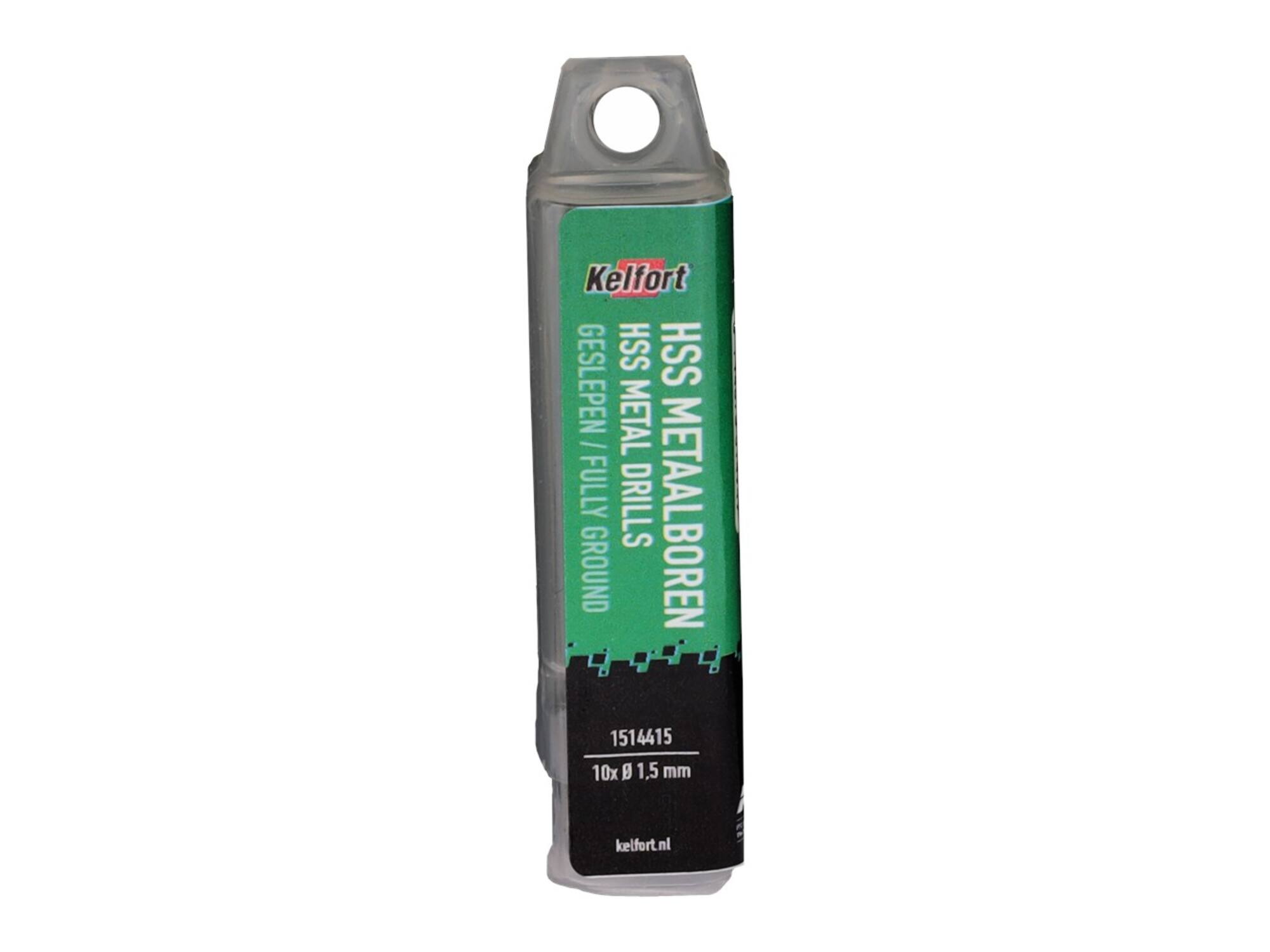 Kelfort Metaalboor HSS geslepen 1.5 meter 10 stuks