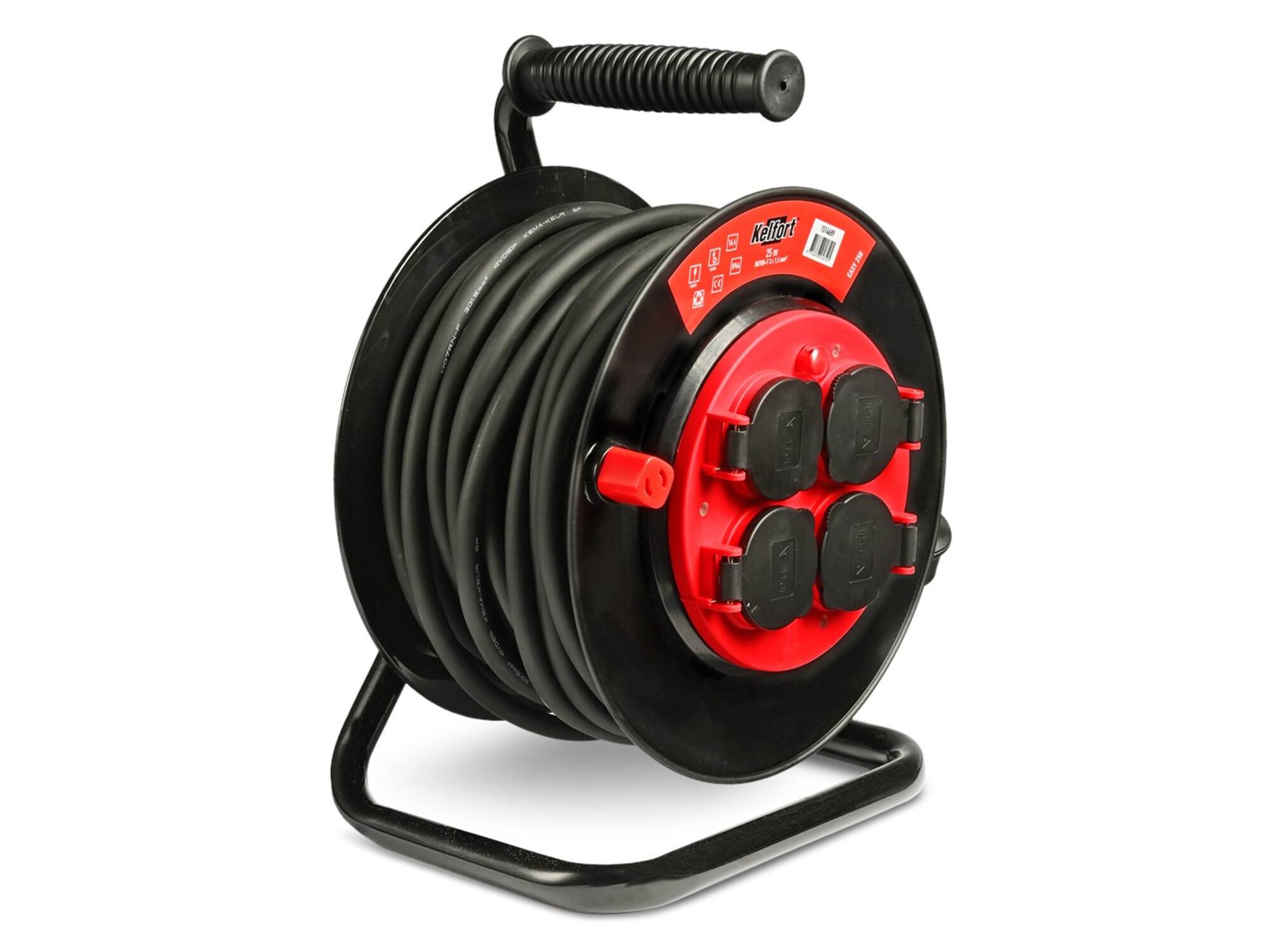 KELFORT Kabelhaspel neopreen EASY REEL 250 3X1.5-25 M