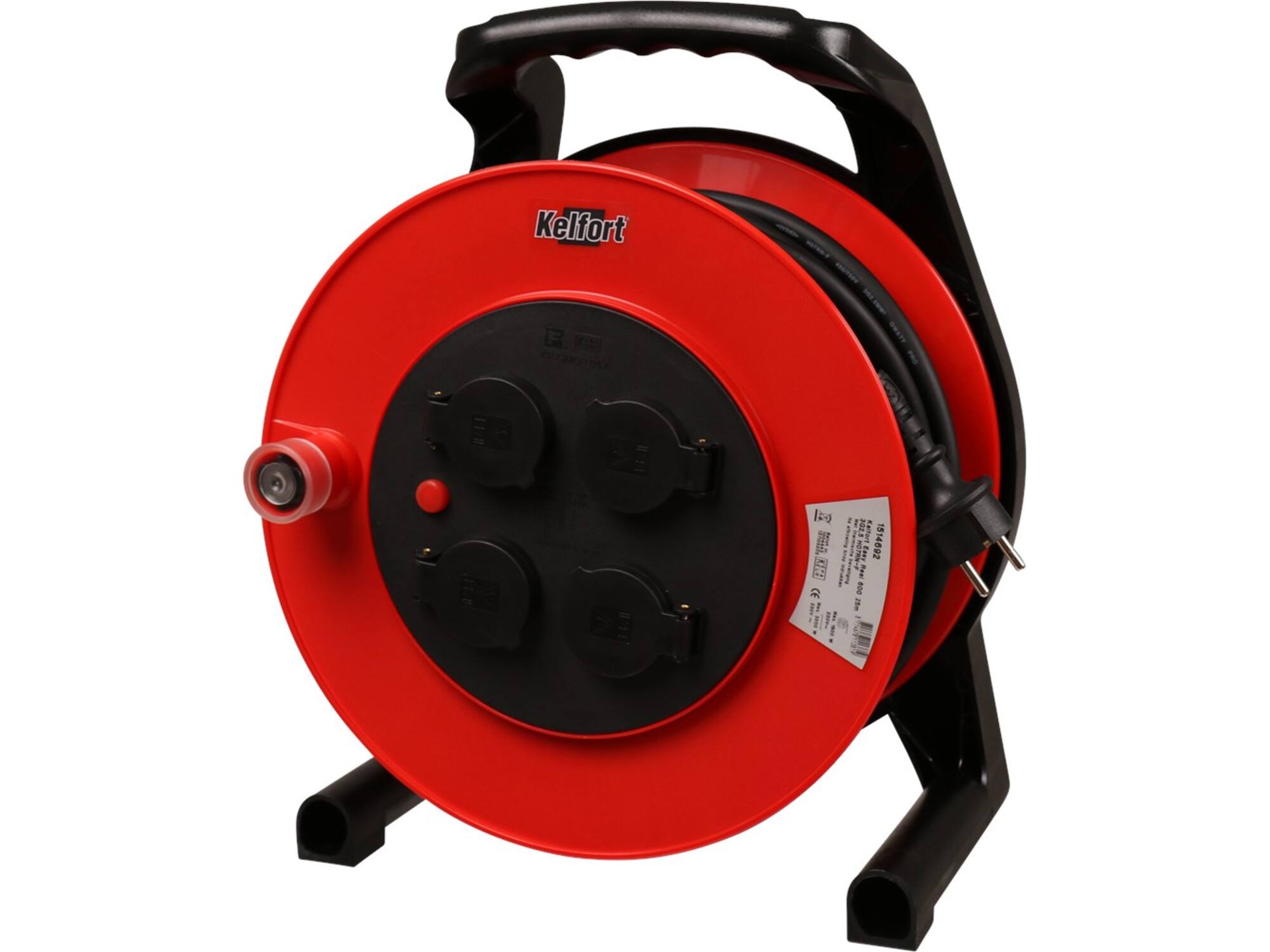 KELFORT Kabelhaspel neopreen EASY REEL 600 3X2.5-25 M