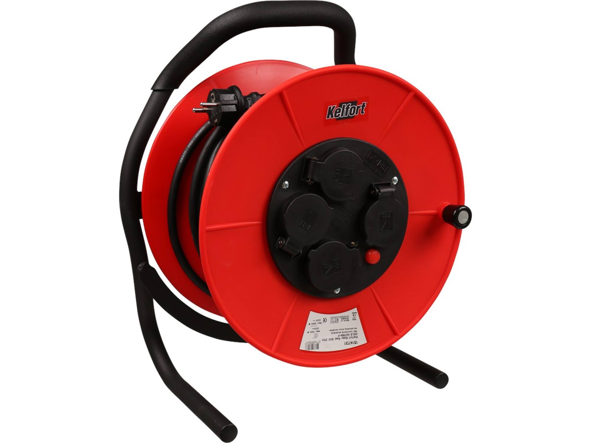 KELFORT Kabelhaspel neopreen EASY REEL 500 3X2.5-25 M