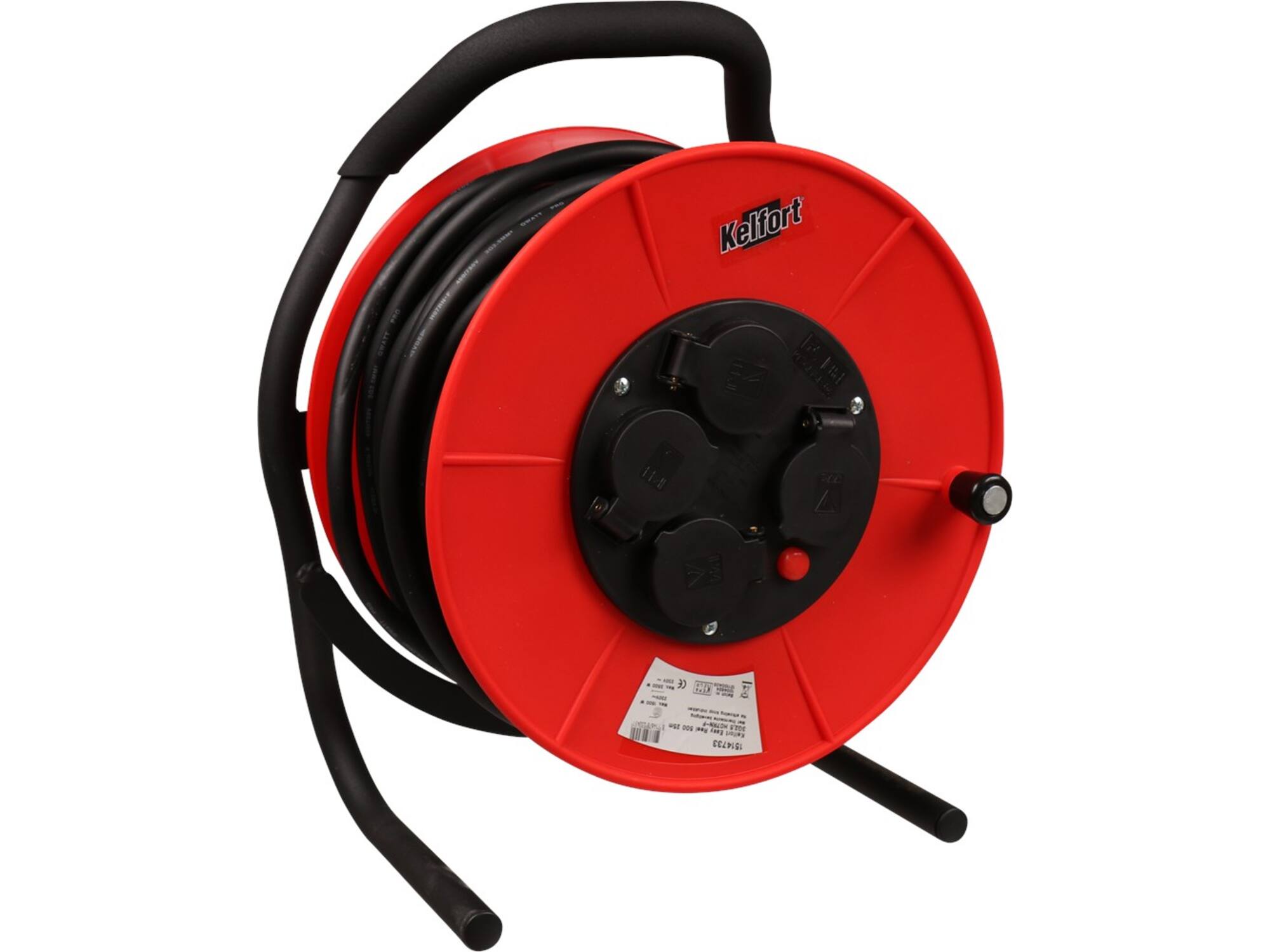 KELFORT Kabelhaspel neopreen EASY REEL 500 3X2.5-25 M
