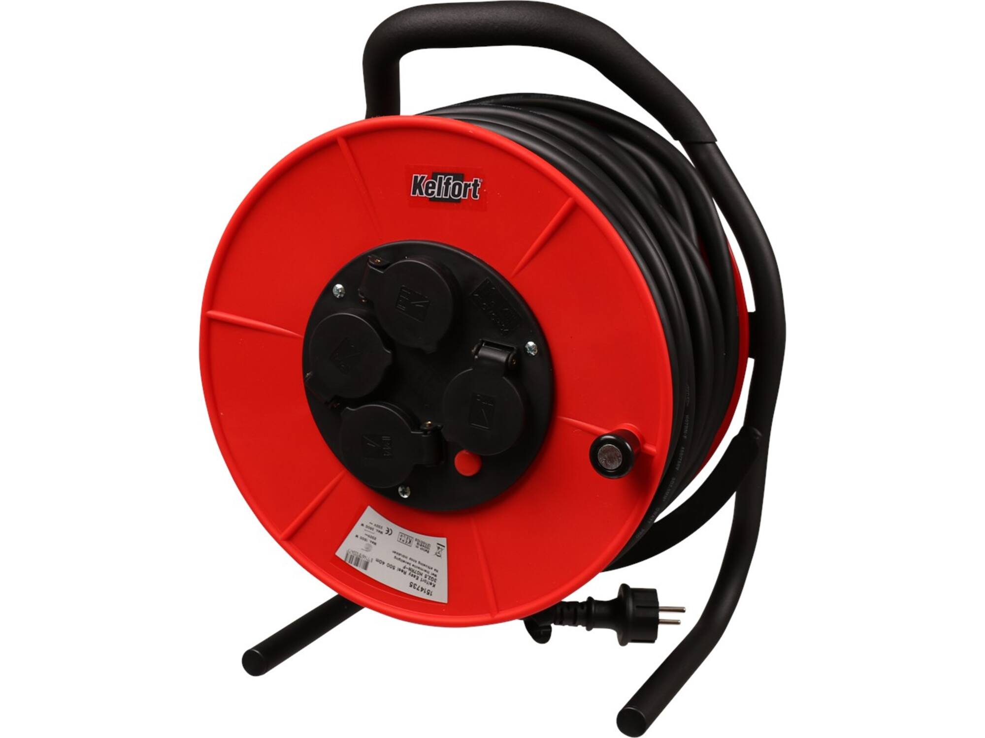 KELFORT Kabelhaspel neopreen EASY REEL 500 3X2.5-40 M
