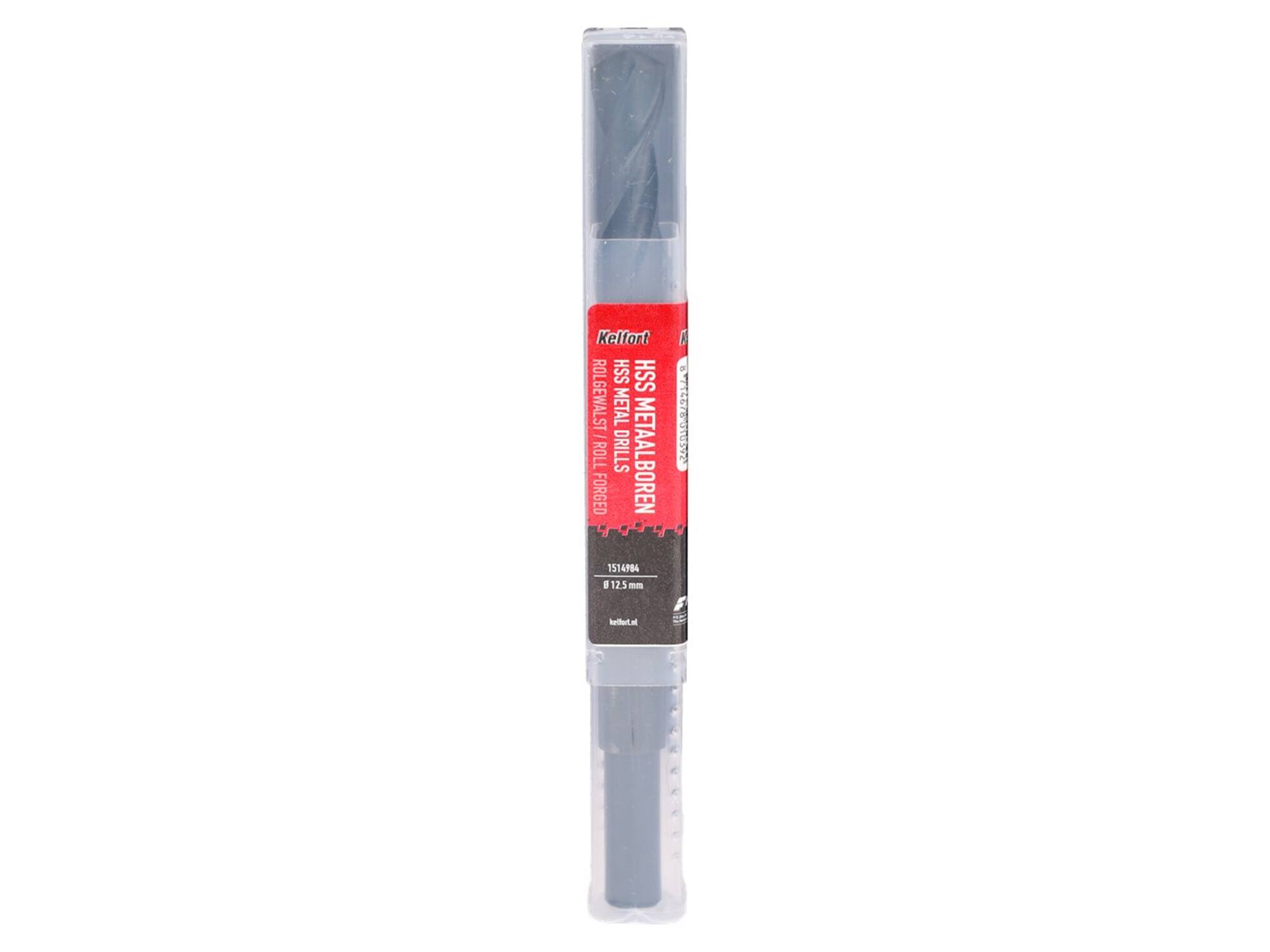 Kelfort Metaalboor HSS rolgewalst 12.5 MM