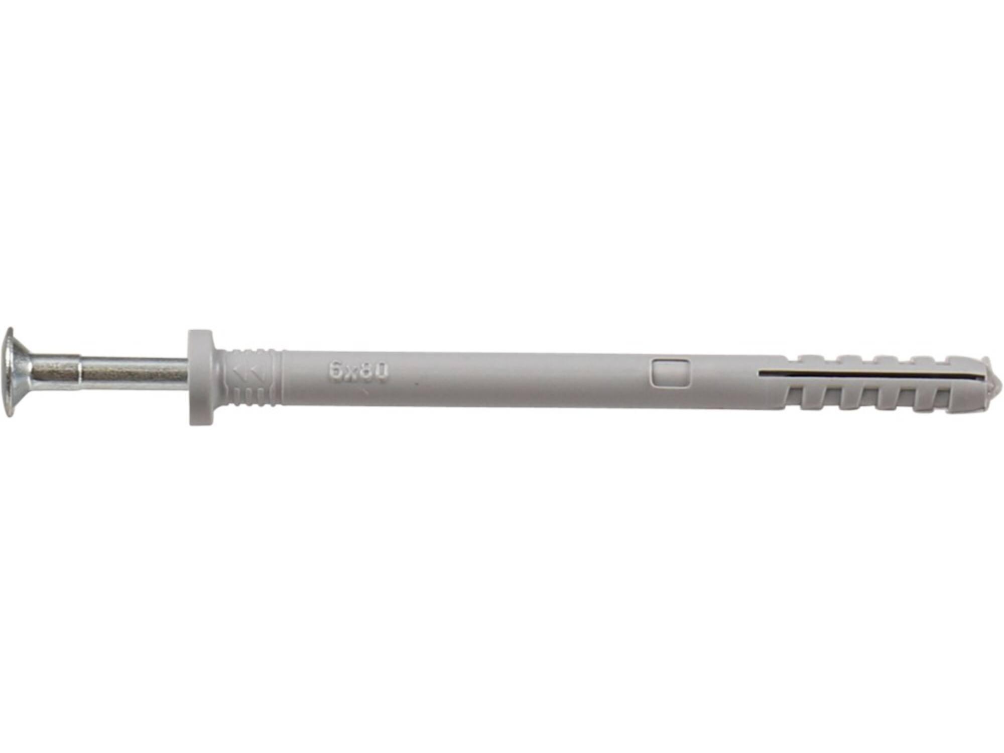 Kelfort Spijkerplug cilinderkop 6X80 mm 100 stuks