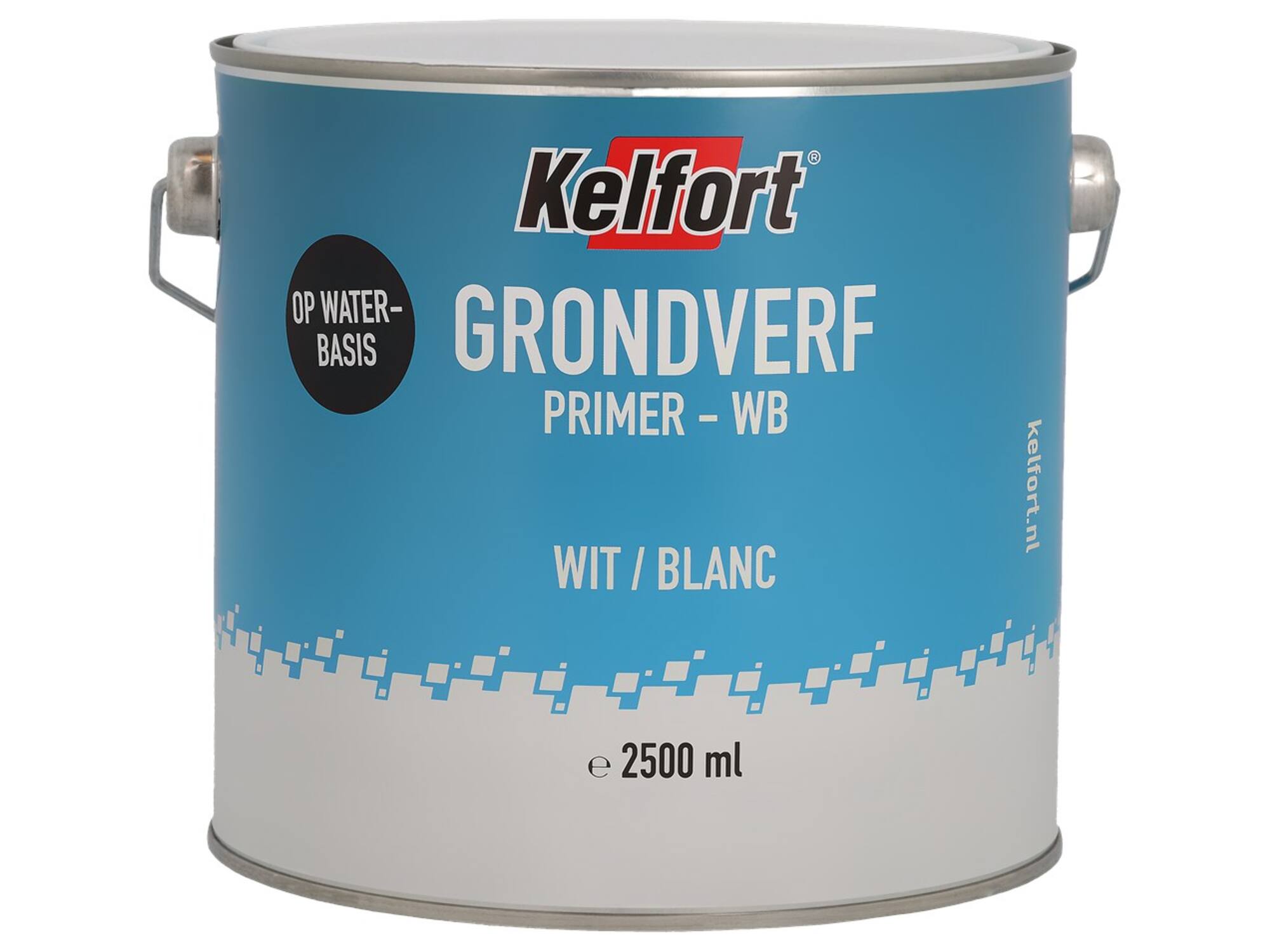 Kelfort Grondverf wit waterbasis 2500 ml