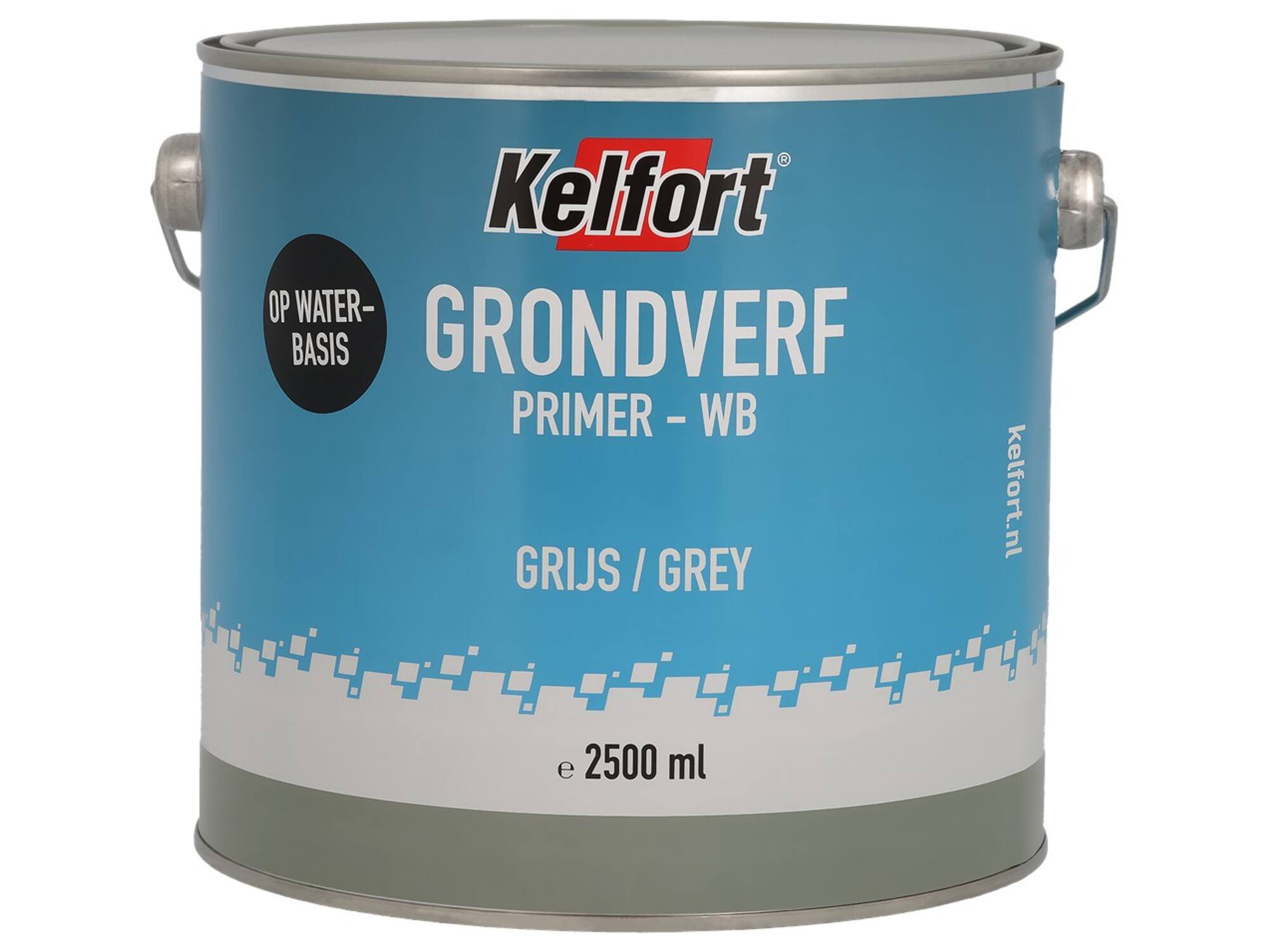Kelfort Grondverf grijs waterbasis 2500 ml