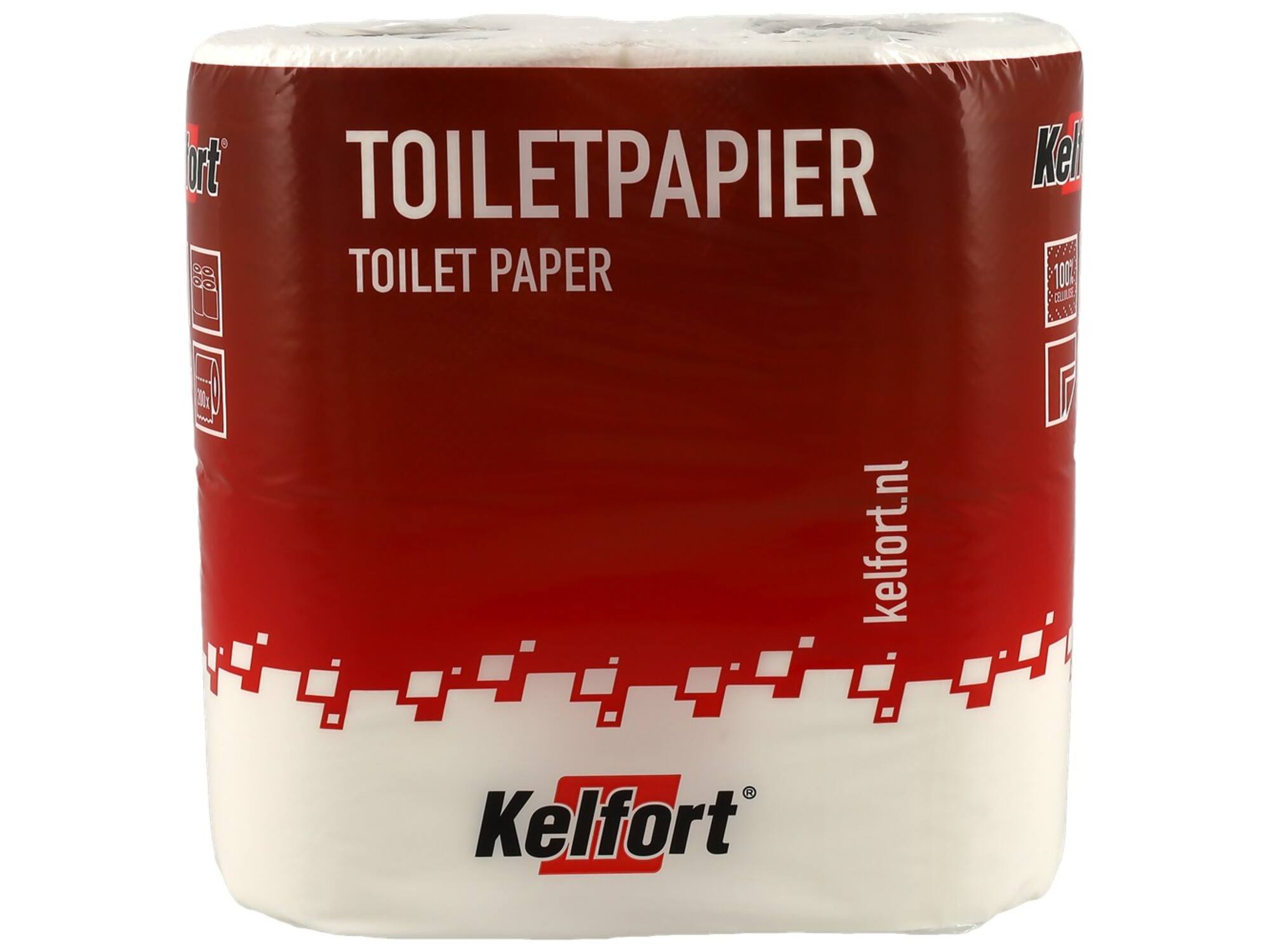 Kelfort Toiletpapier 2 laags 4 ROLLEN
