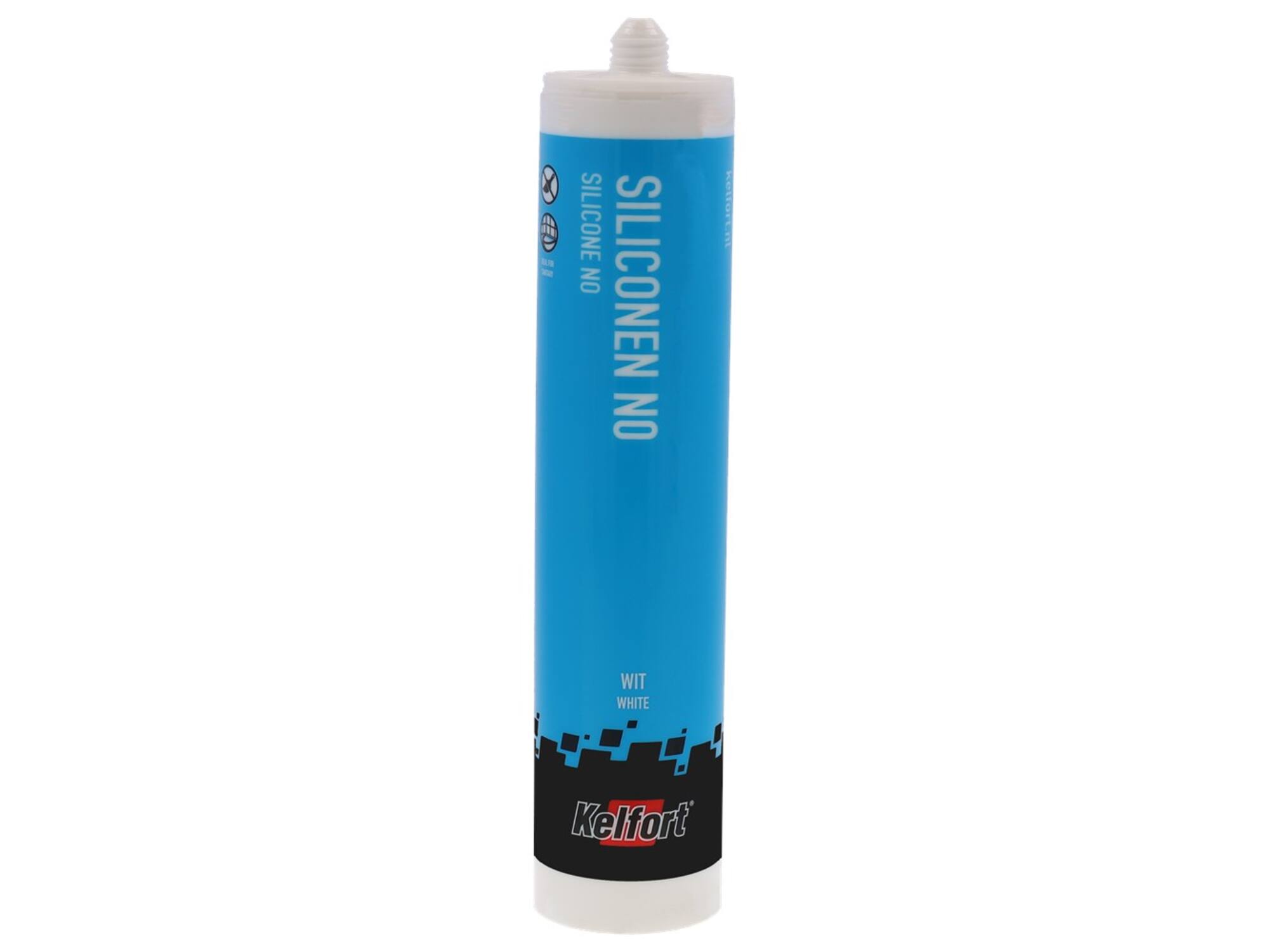 KELFORT Siliconenkit NO GRIJS 310 ML