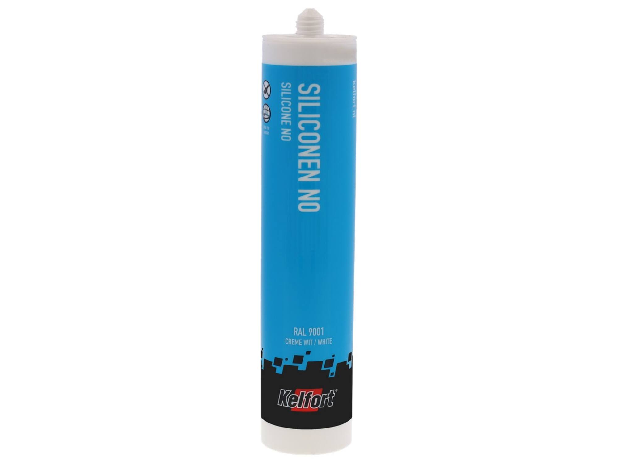 KELFORT Siliconenkit NO RAL 9001 310 ML