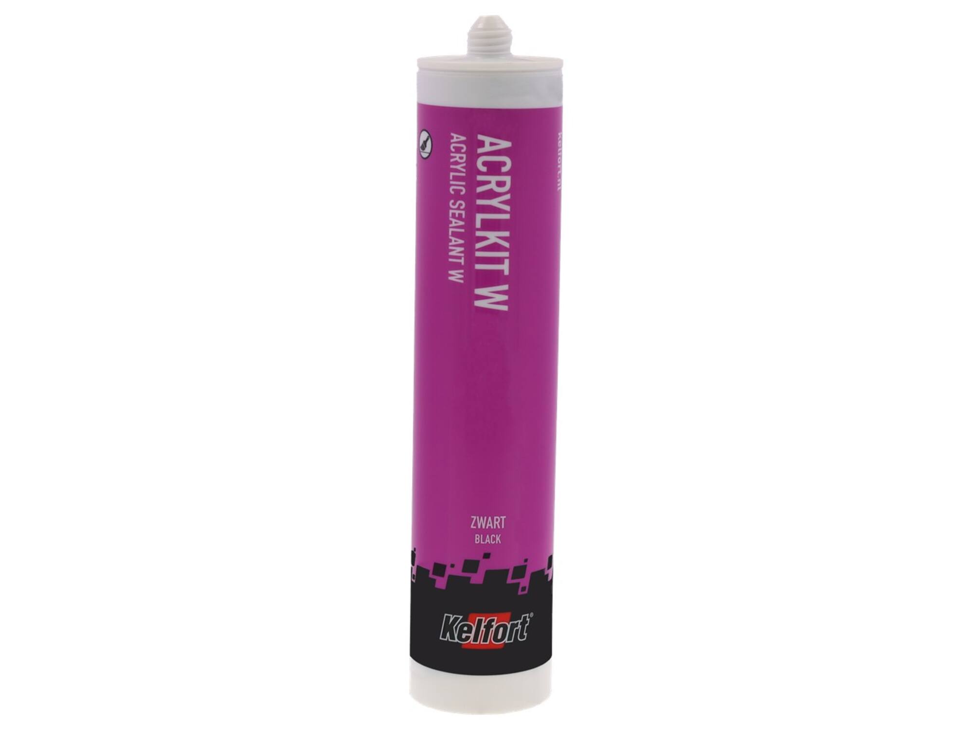 KELFORT Acrylkit W ZWART 310 ML